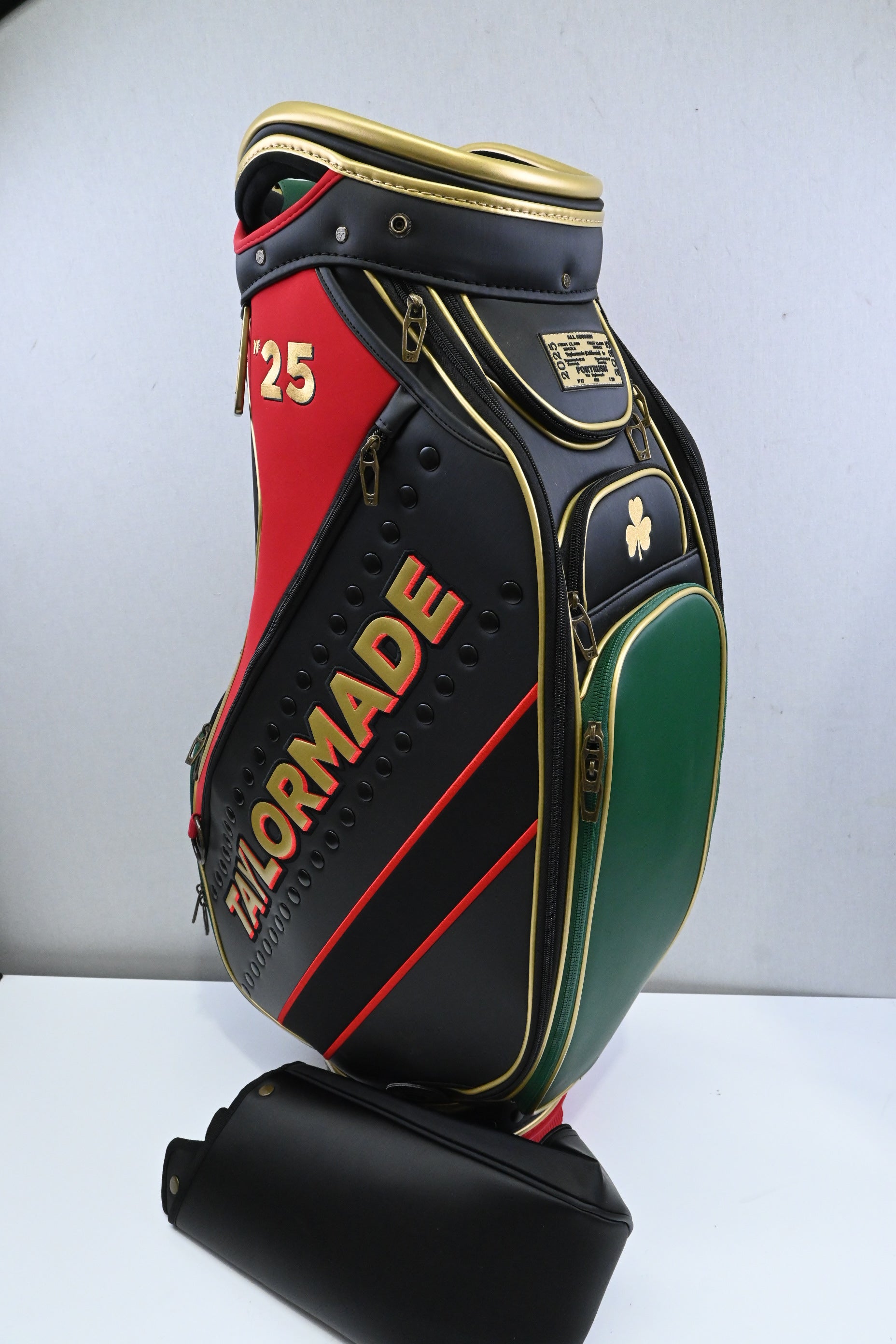 Taylormade 2025 Open Steam Line Tour Bag / 6-Way / Black, Red, Gold