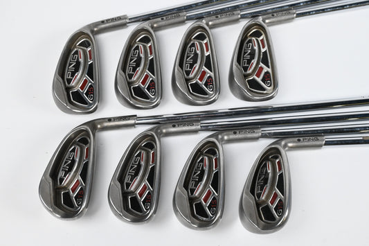 Ping G15 Irons / 4-PW+SW / Black Dot / Regular Flex Ping AWT Shafts