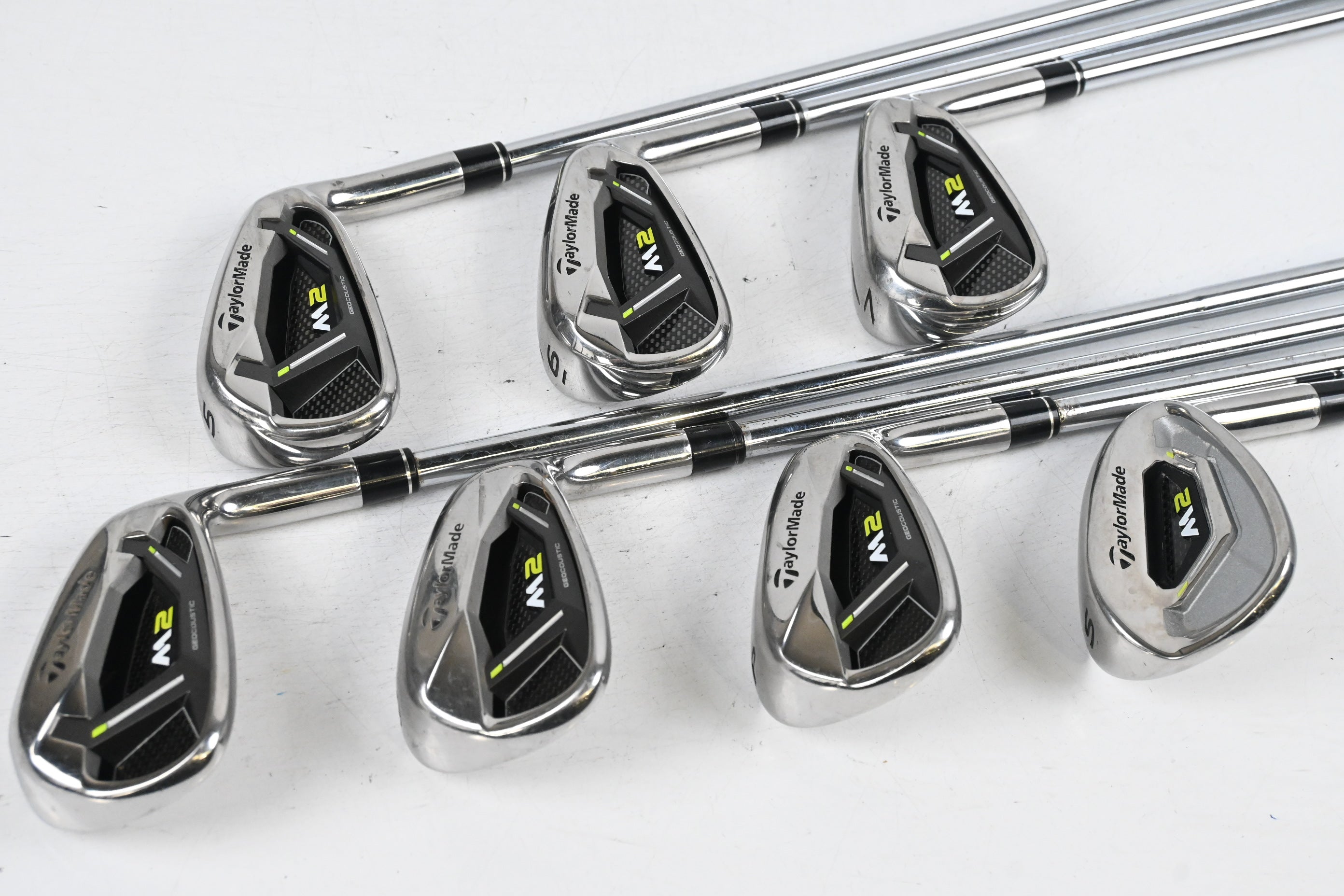 Taylormade M2 2019 Irons / 5-PW+SW / Regular Flex Reax Steel 88 Shafts