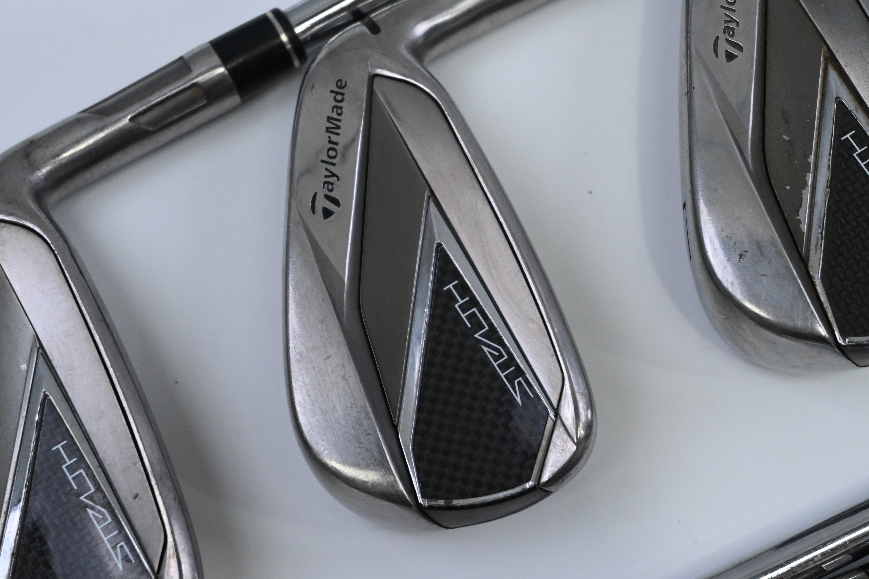 Taylormade Stealth Irons / 5-PW+SW+LW / Stiff Flex KBS Max MT 85 Shafts