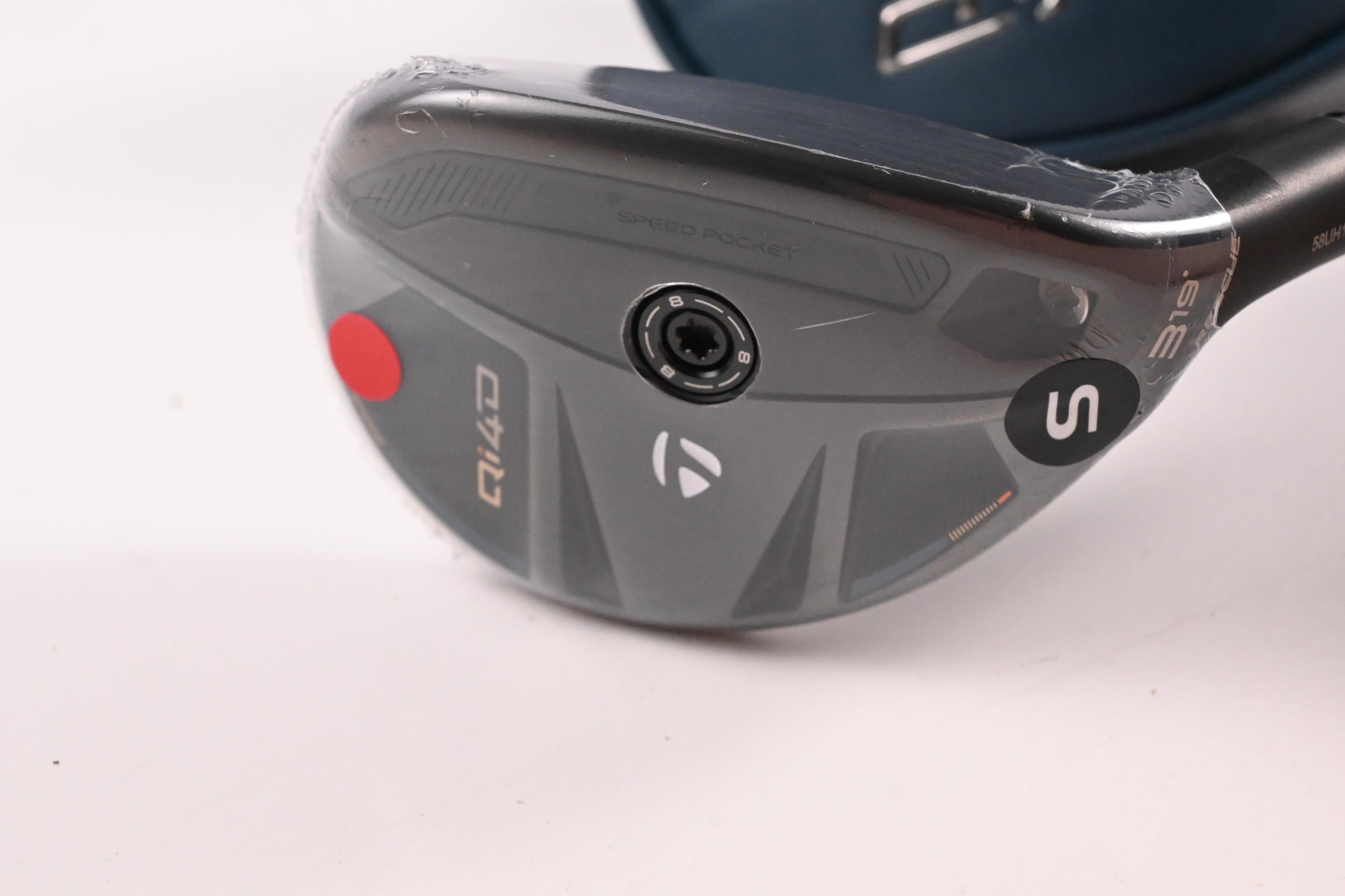 Taylormade Qi4D #3 Hybrid / 19 Degree / Stiff Flex REAX By KBS 75 Shaft