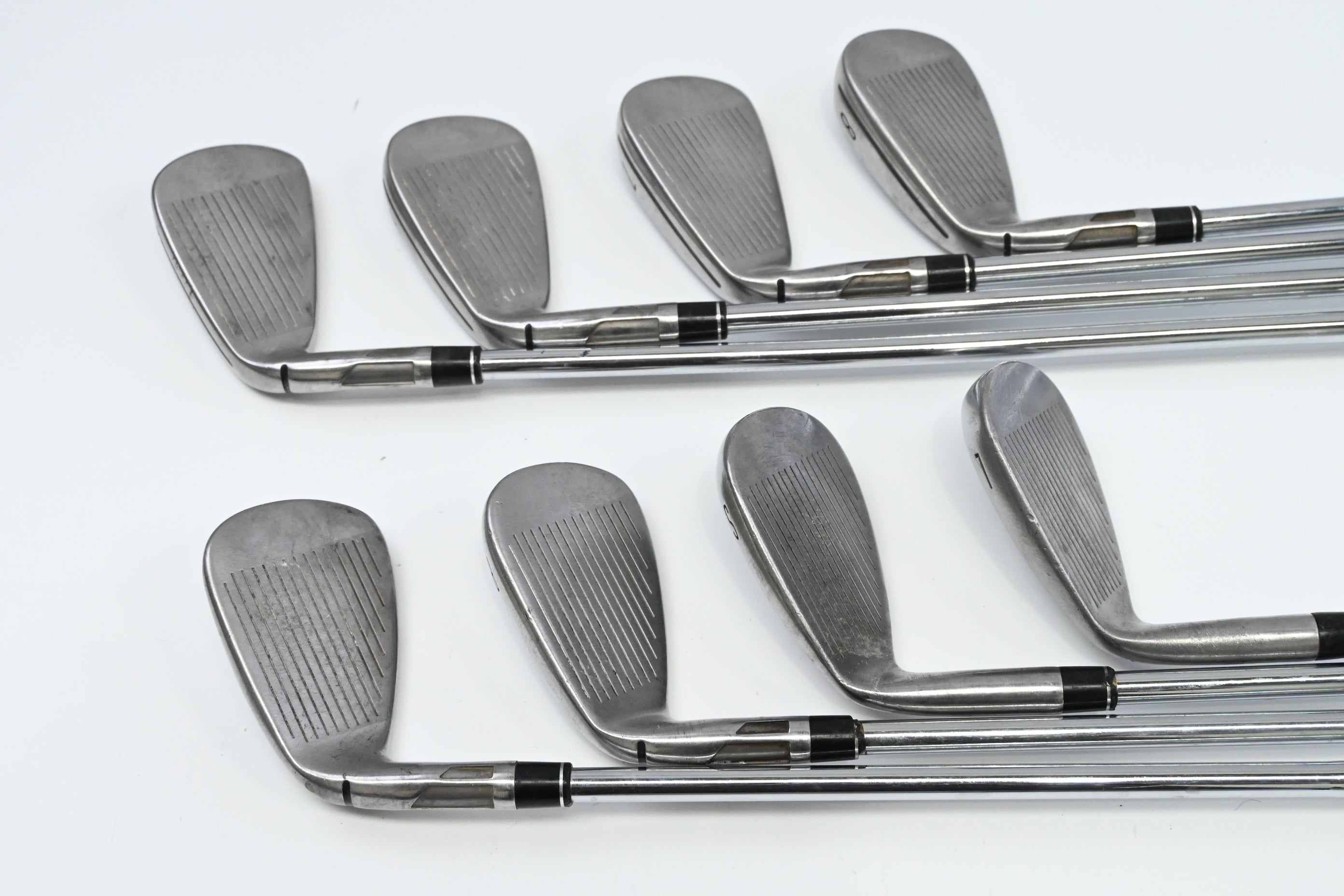 Taylormade Stealth Irons / 5-PW+SW+LW / Stiff Flex KBS Max MT 85 Shafts