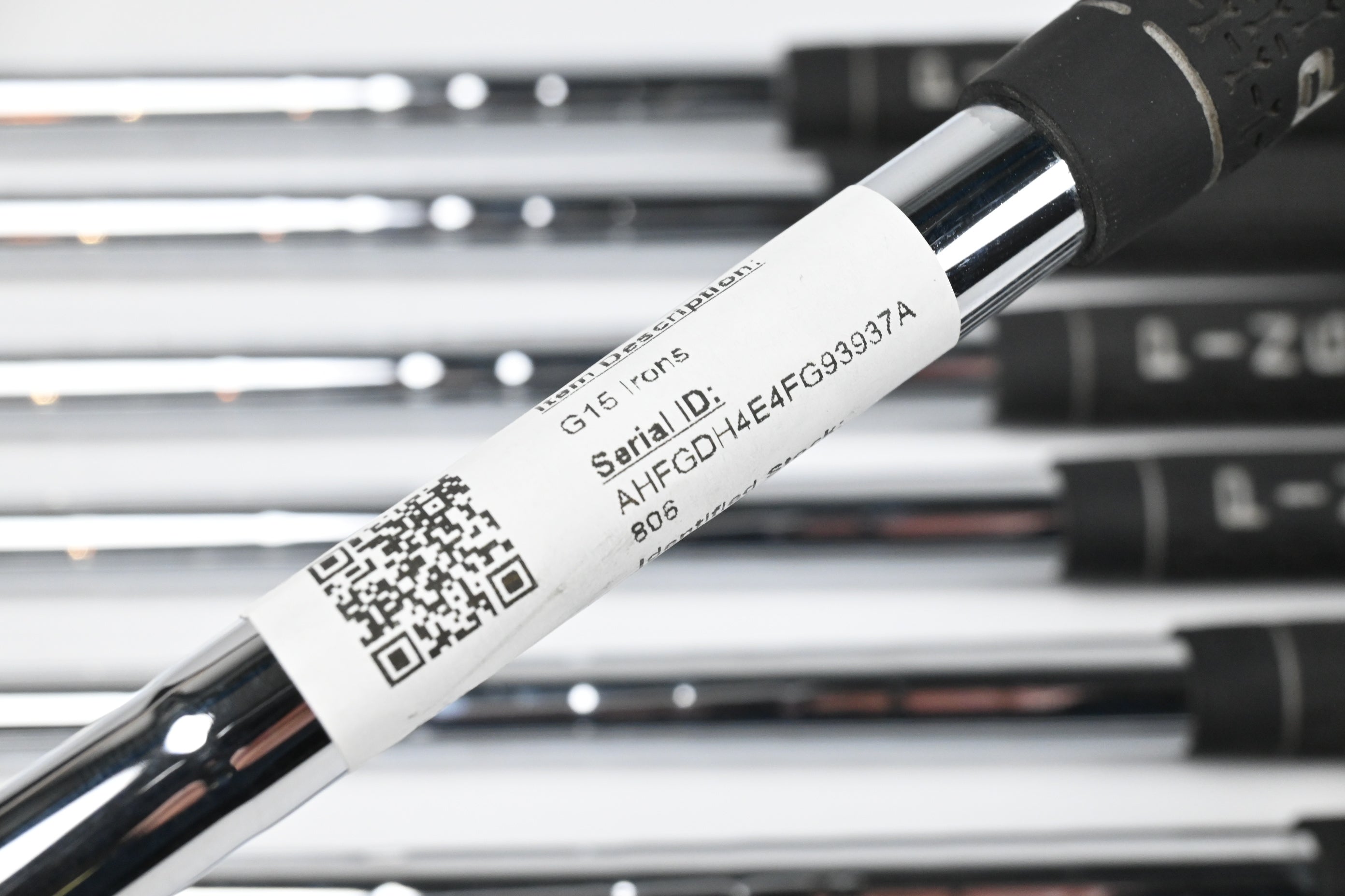 Ping G15 Irons / 4-PW+SW / Black Dot / Regular Flex Ping AWT Shafts