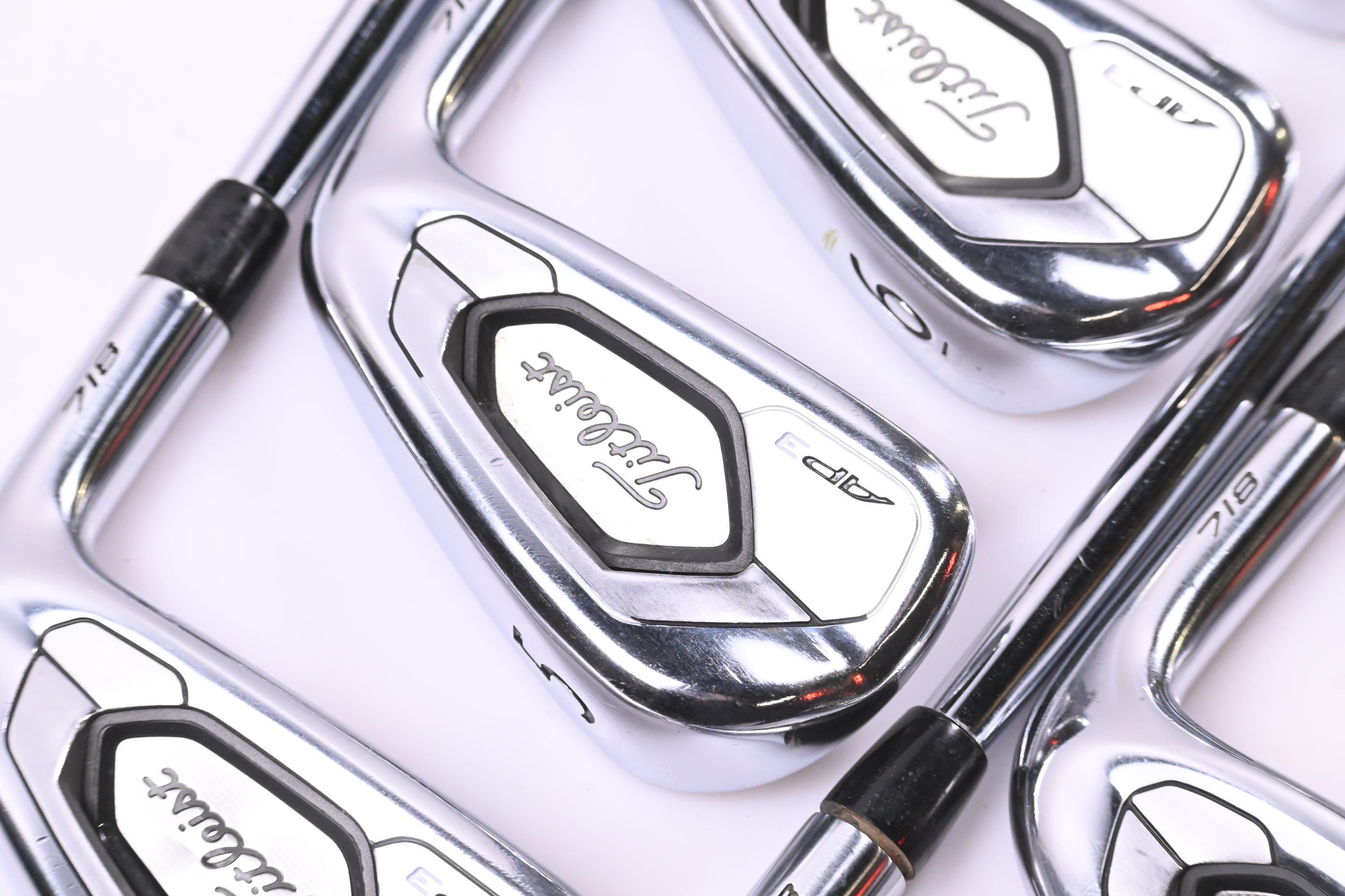 Titleist 718 AP3 Irons / 4-PW+48° / Stiff Flex KBS Tour-V 110 Shafts