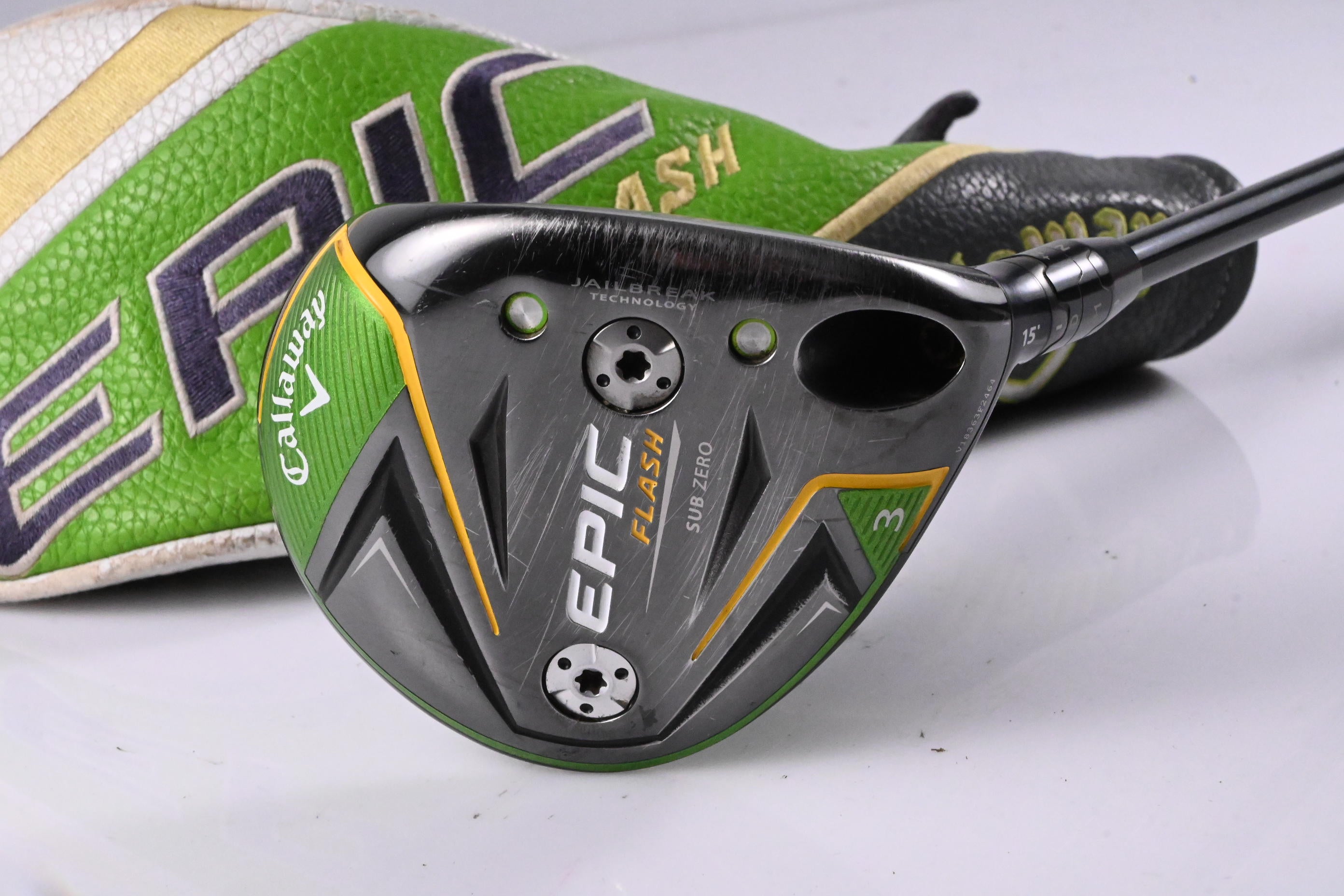 Callaway Epic Flash Sub Zero #3 Wood / 15 Degree / Stiff Flex Tensei AV Blue 75 Shaft