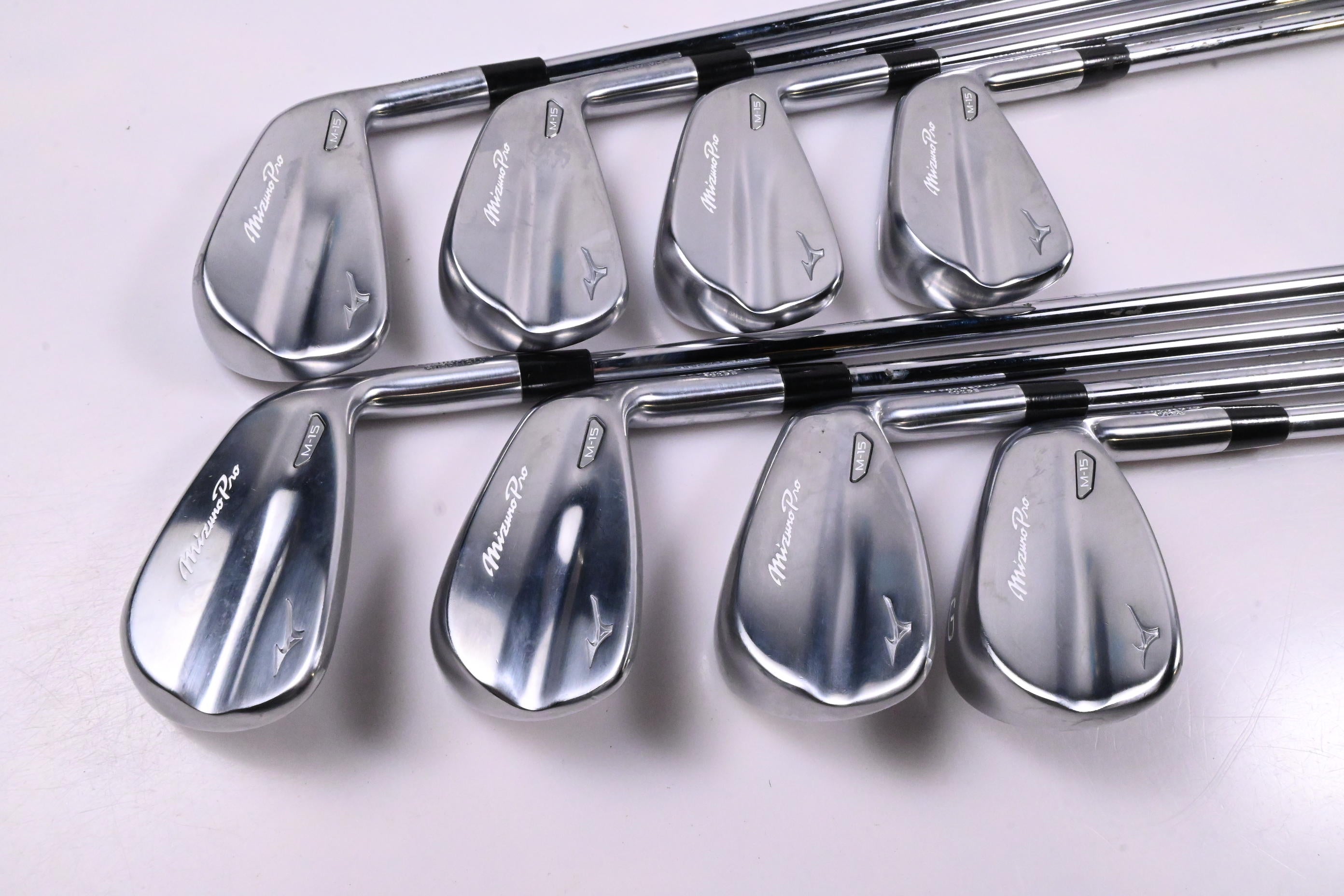 Mizuno M-15 Irons / 4-PW+GW / Regular Flex Project X Rifle 5.5 Shafts