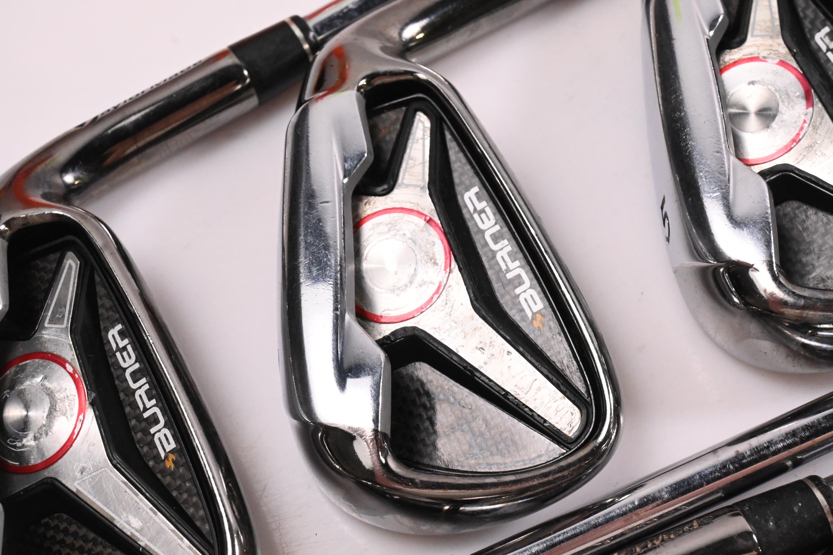 Taylormade Burner Irons / 3-PW+GW / Stiff Flex KBS 90 Shafts
