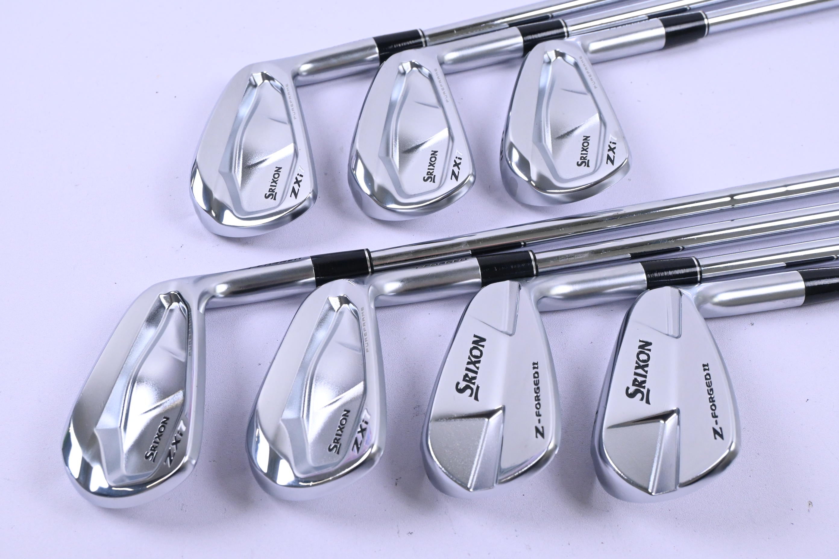 Srixon ZXi7/Z-Forged II Combo Irons / 4-PW / Stiff Flex KBS Tour Shafts