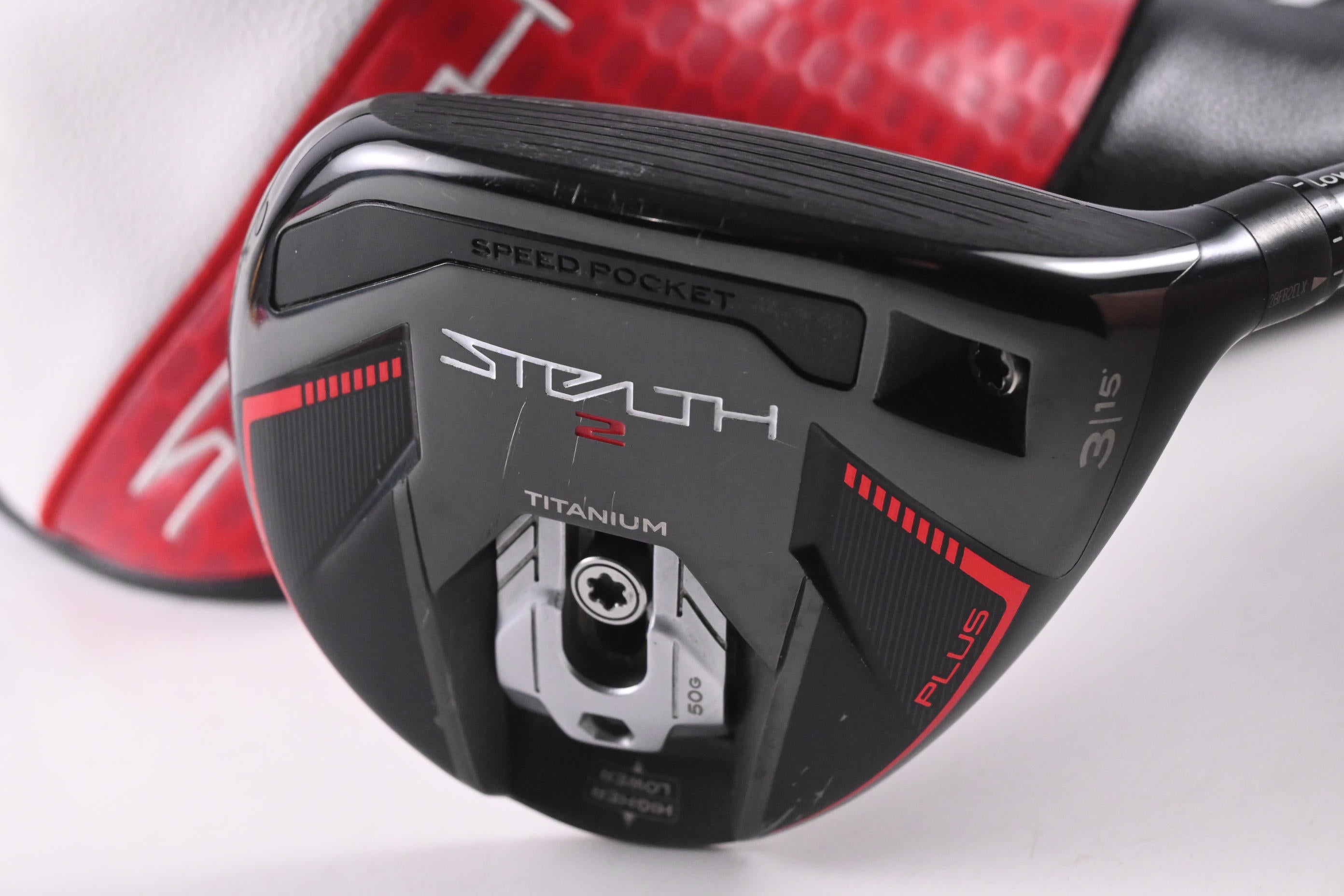 Taylormade Stealth 2 Plus #3 Wood / 15 Degree / Stiff Flex Fujikura Speeder MD 6