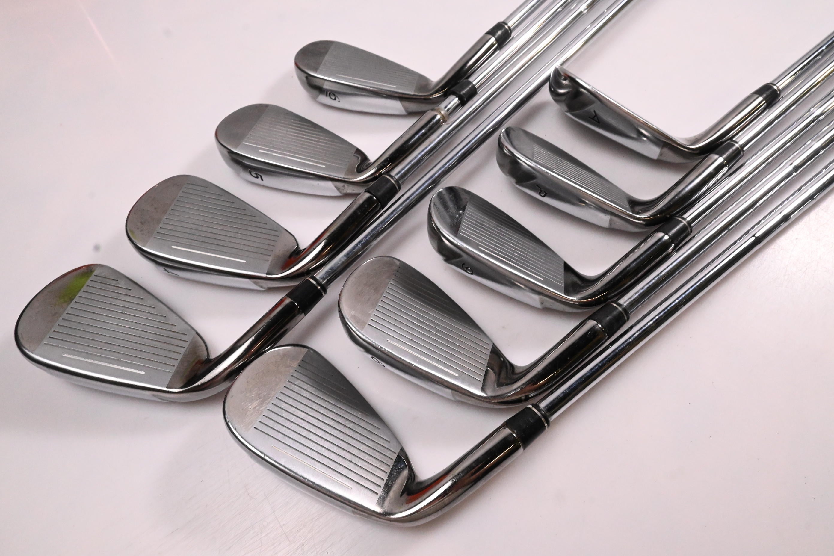 Taylormade Burner Irons / 3-PW+GW / Stiff Flex KBS 90 Shafts