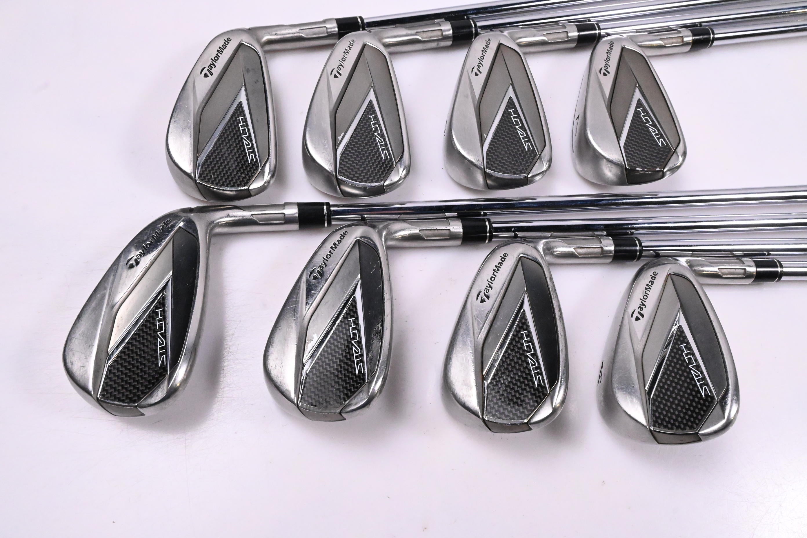 Taylormade Stealth Irons / 4-PW+GW / Regular Flex KBS MAX MT 85 Shafts