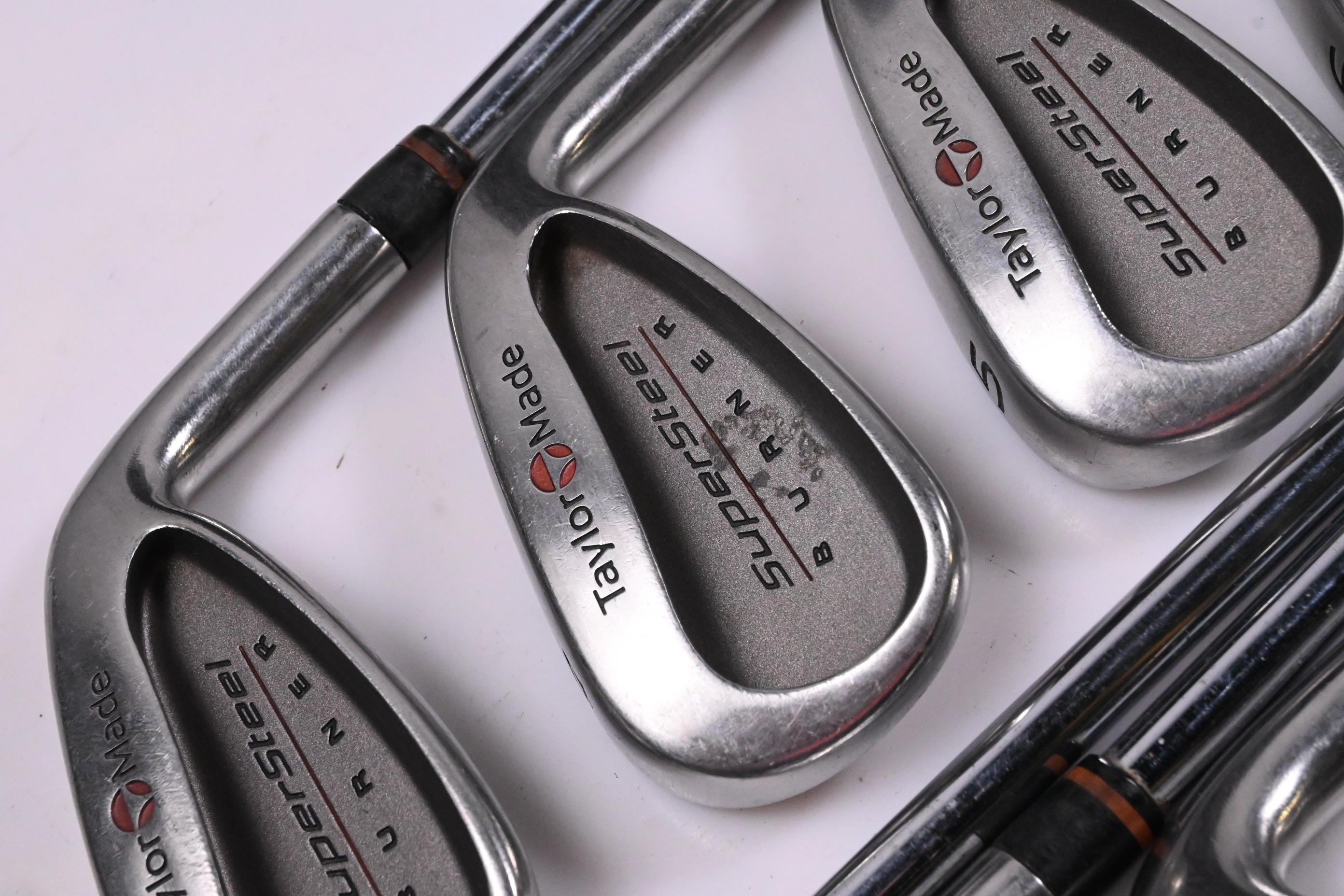 Taylormade Supersteel Irons / 3-PW+SW / Stiff Flex Taylormade 90 Shafts