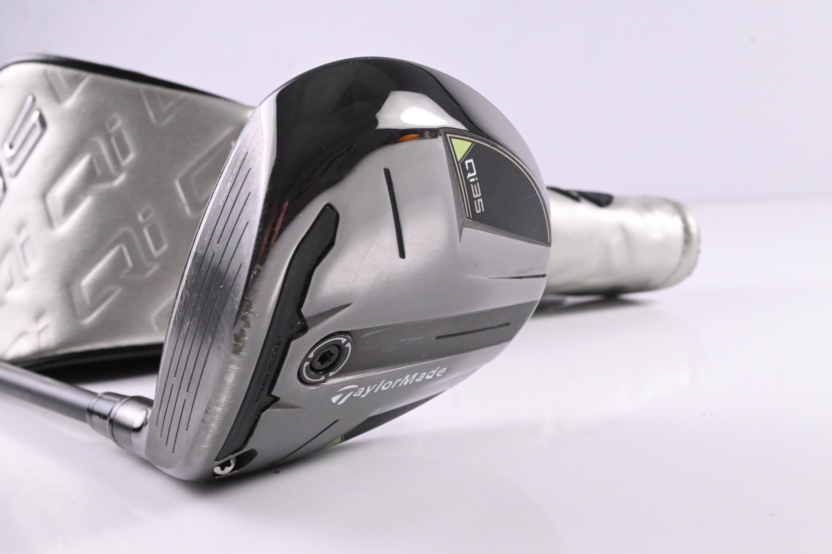 Left Hand Taylormade Qi35 #3 Wood / 15 Degree / Regular Flex Ventus Blue 5 Shaft
