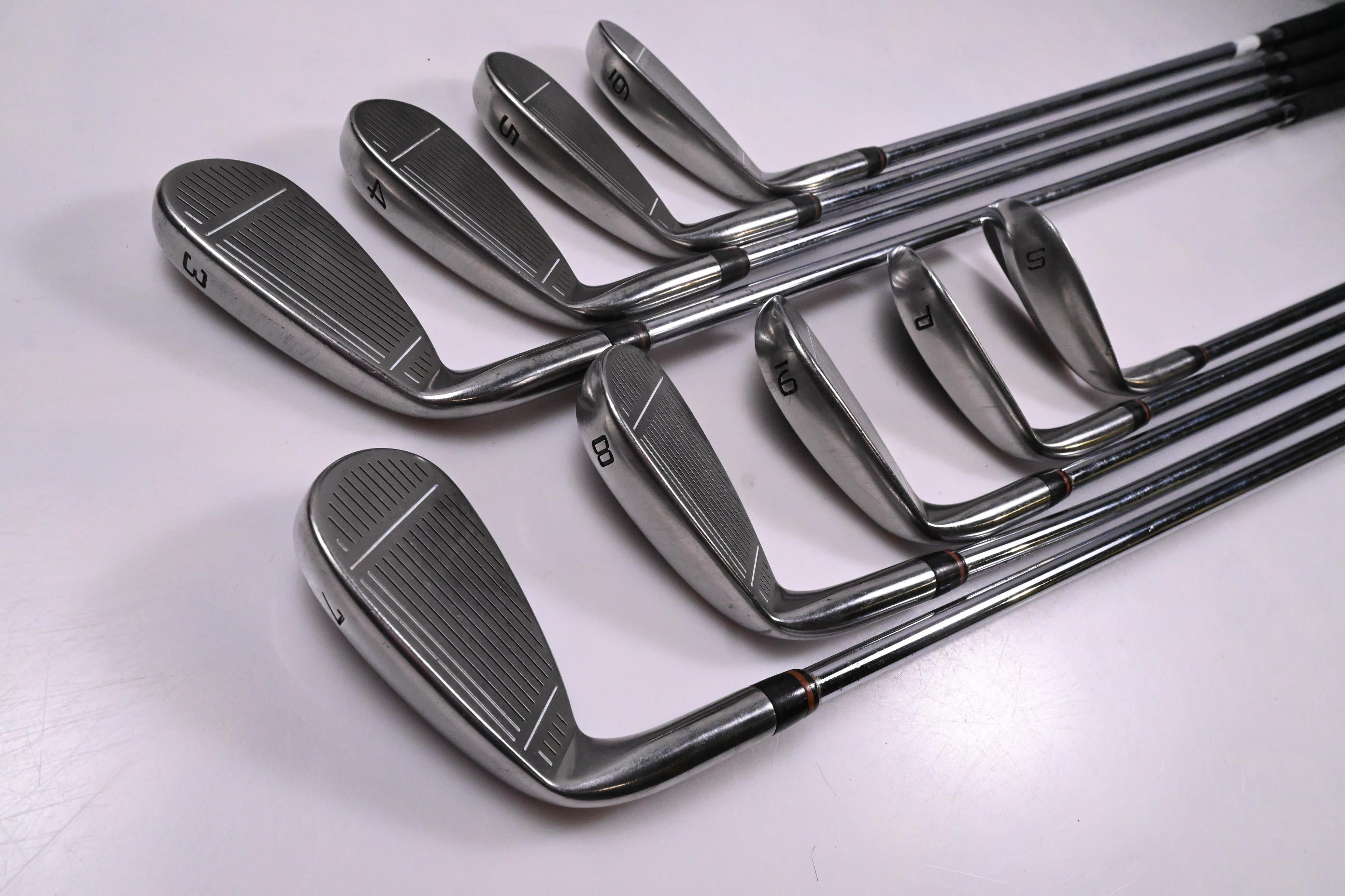 Taylormade Supersteel Irons / 3-PW+SW / Stiff Flex Taylormade 90 Shafts