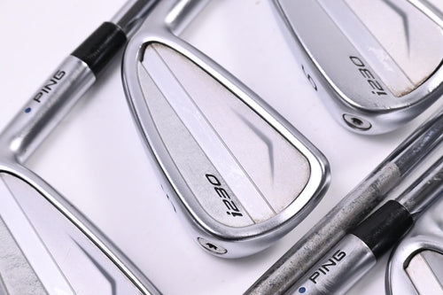 Ping i230 Irons / 4-PW / Blue Dot / X-Flex KBS Tour 130 Steel Shafts
