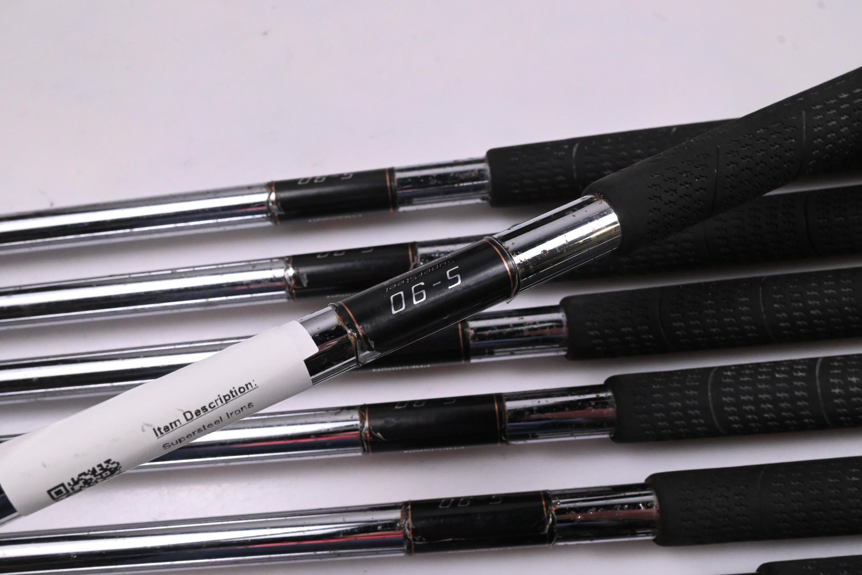 Taylormade Supersteel Irons / 3-PW+SW / Stiff Flex Taylormade 90 Shafts