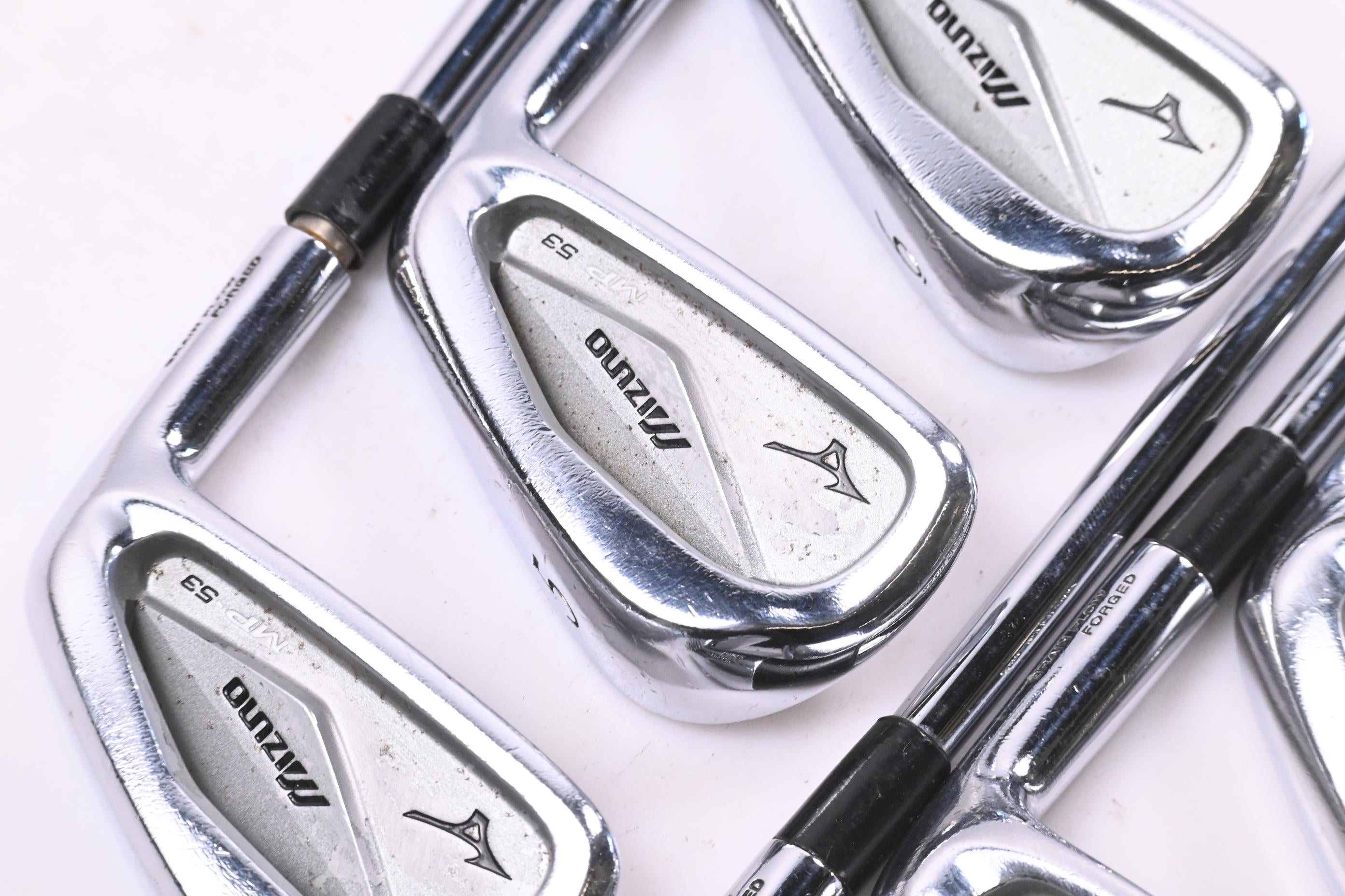 Mizuno MP-53 Irons / 4-PW / Stiff Flex Steel Shafts