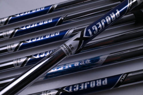 Left Hand Taylormade P7MC 2020 Irons / 4-PW / Stiff Flex Project X Shafts