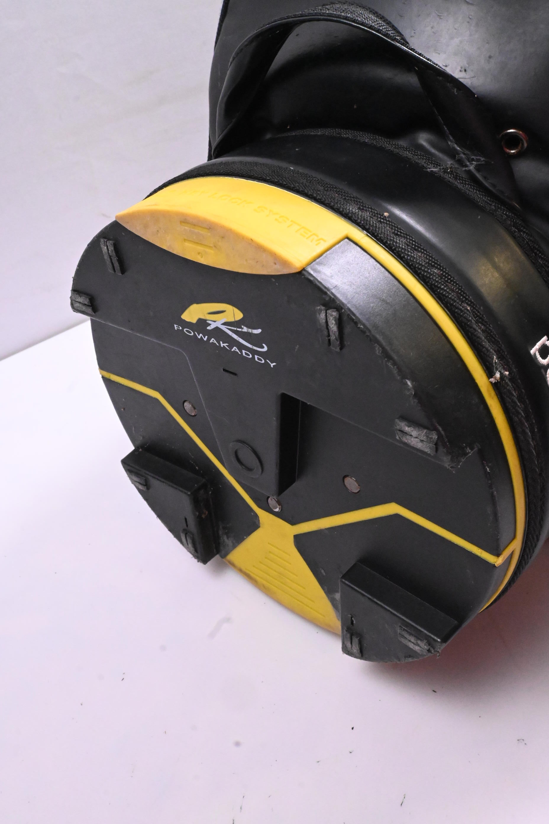 Powakaddy Cart Bag / 14-Way Divider / Black, Yellow
