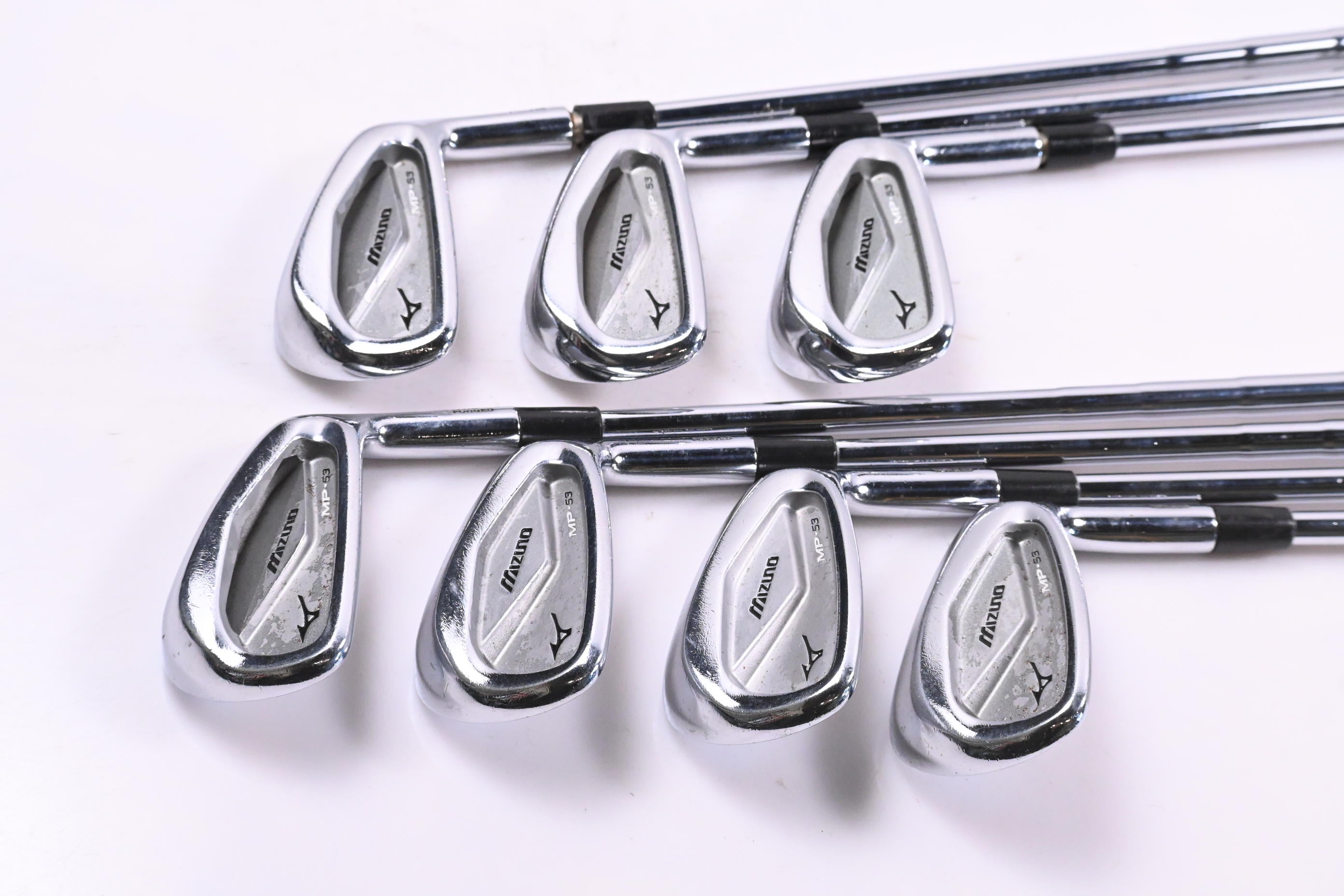 Mizuno MP-53 Irons / 4-PW / Stiff Flex Steel Shafts