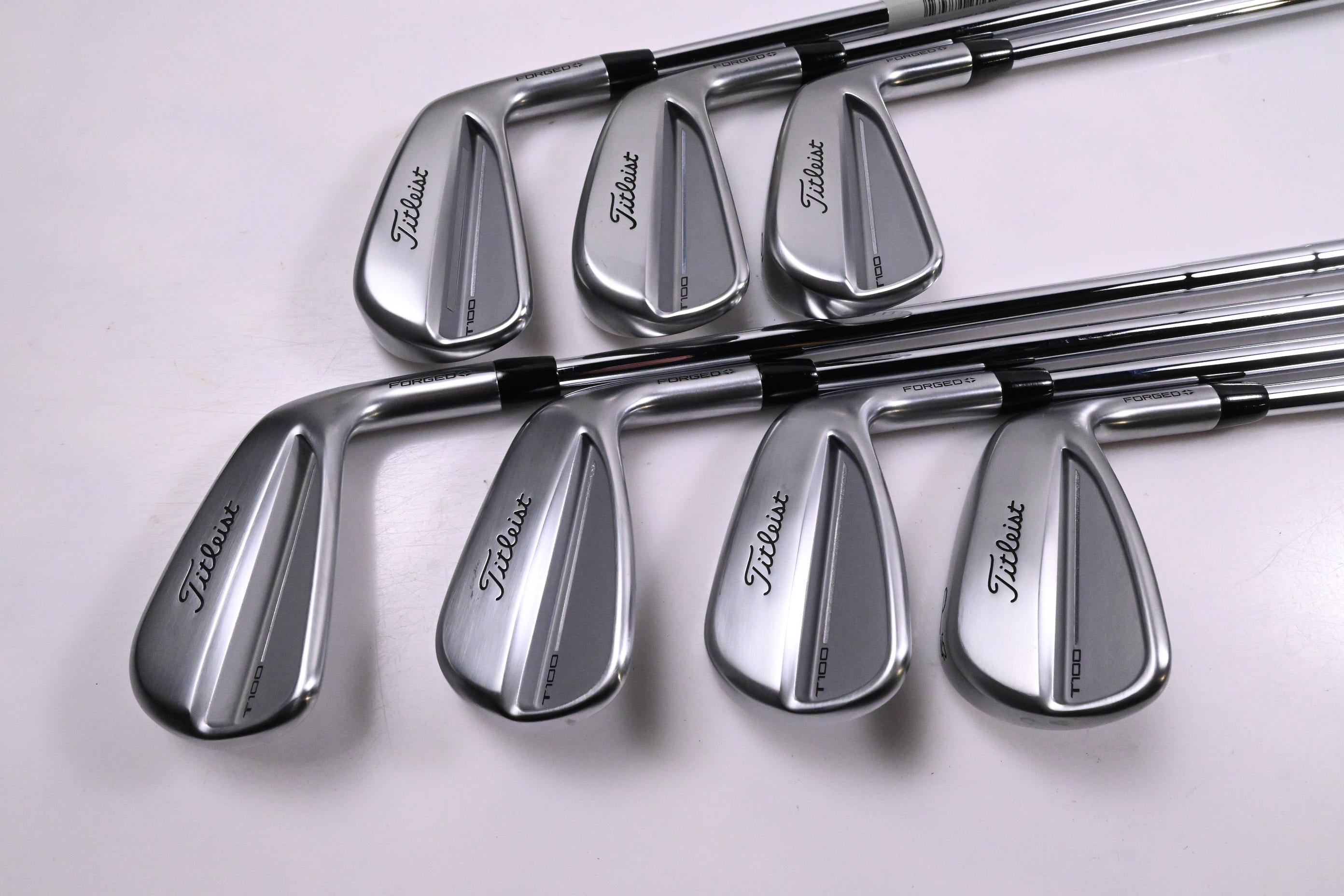 Titleist T100 2025 Iron / 4-PW / Stiff Flex AMT White Shafts