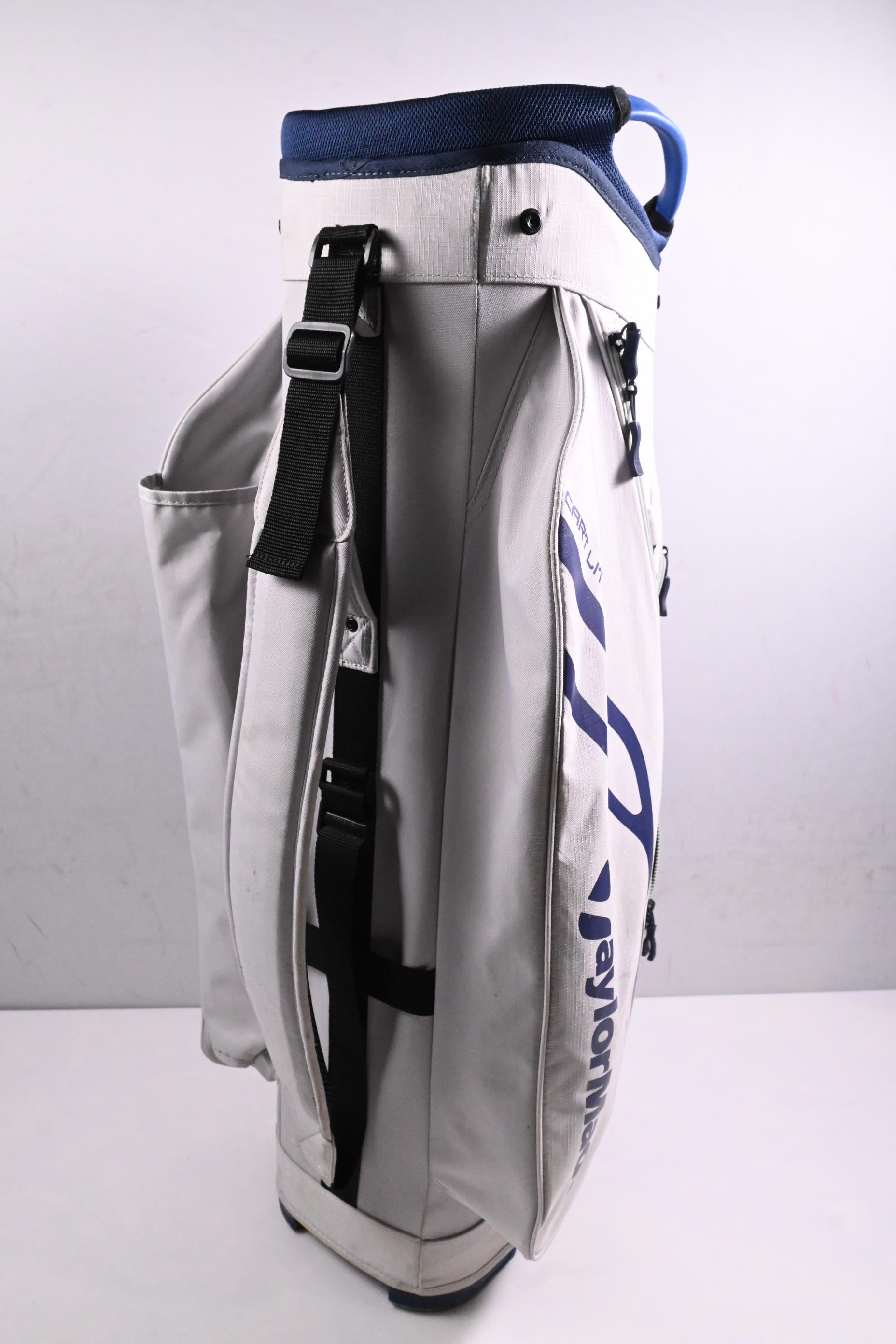 Taylormade Cart Lite Cart Bag / 14-Way Divider / White, Bleu