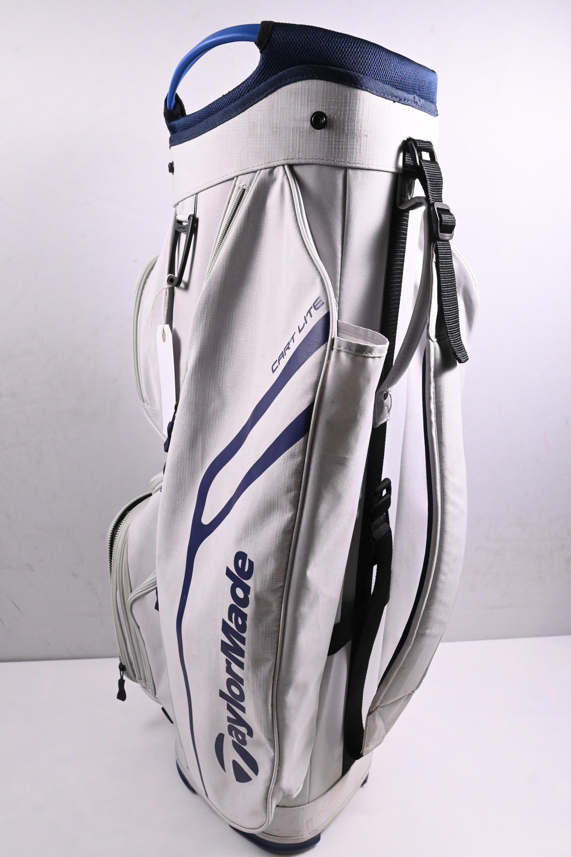 Taylormade Cart Lite Cart Bag / 14-Way Divider / White, Bleu