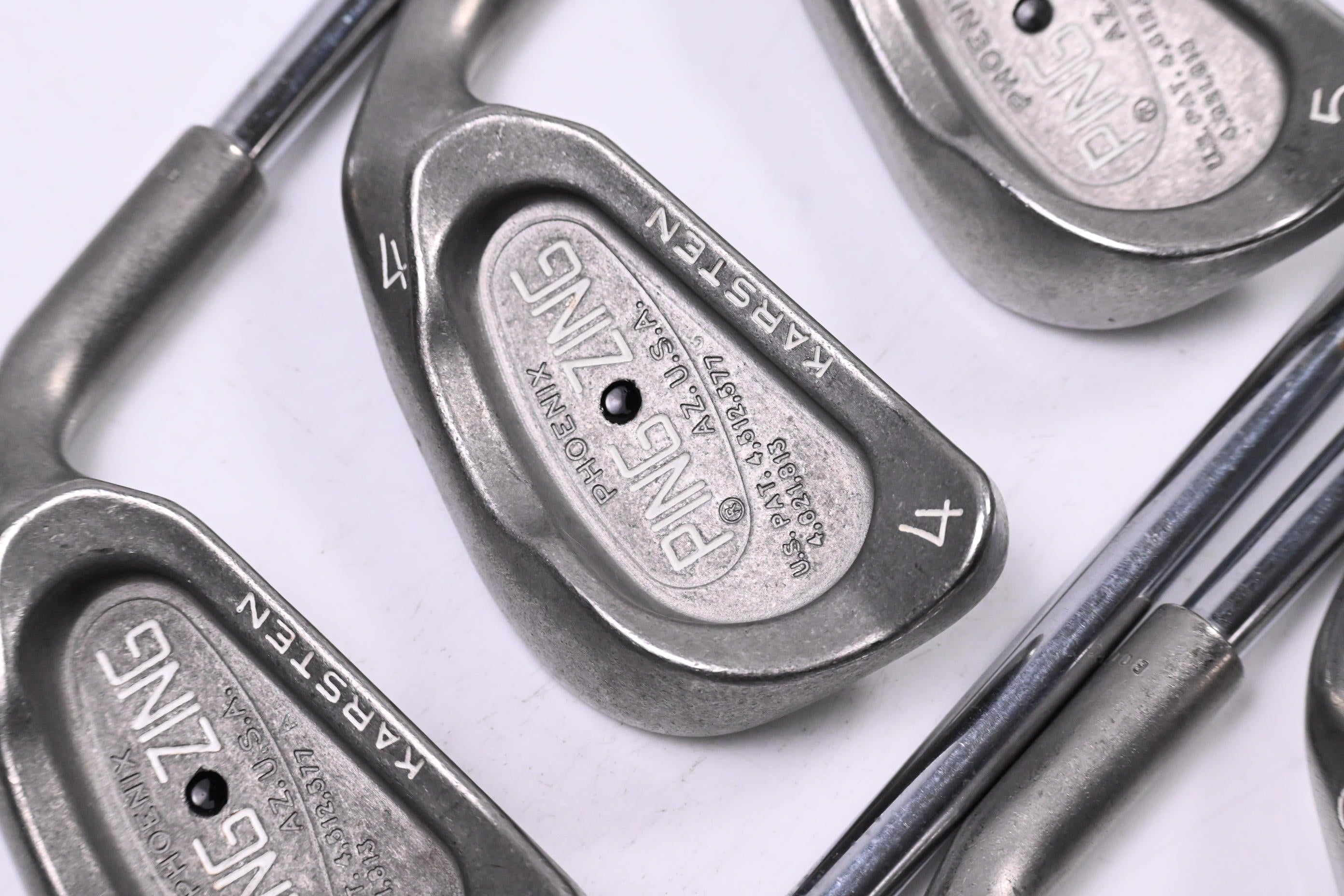 Ping Zing Irons / 3-PW+SW / Black Dot / Stiff Flex Cushin JZ Shafts