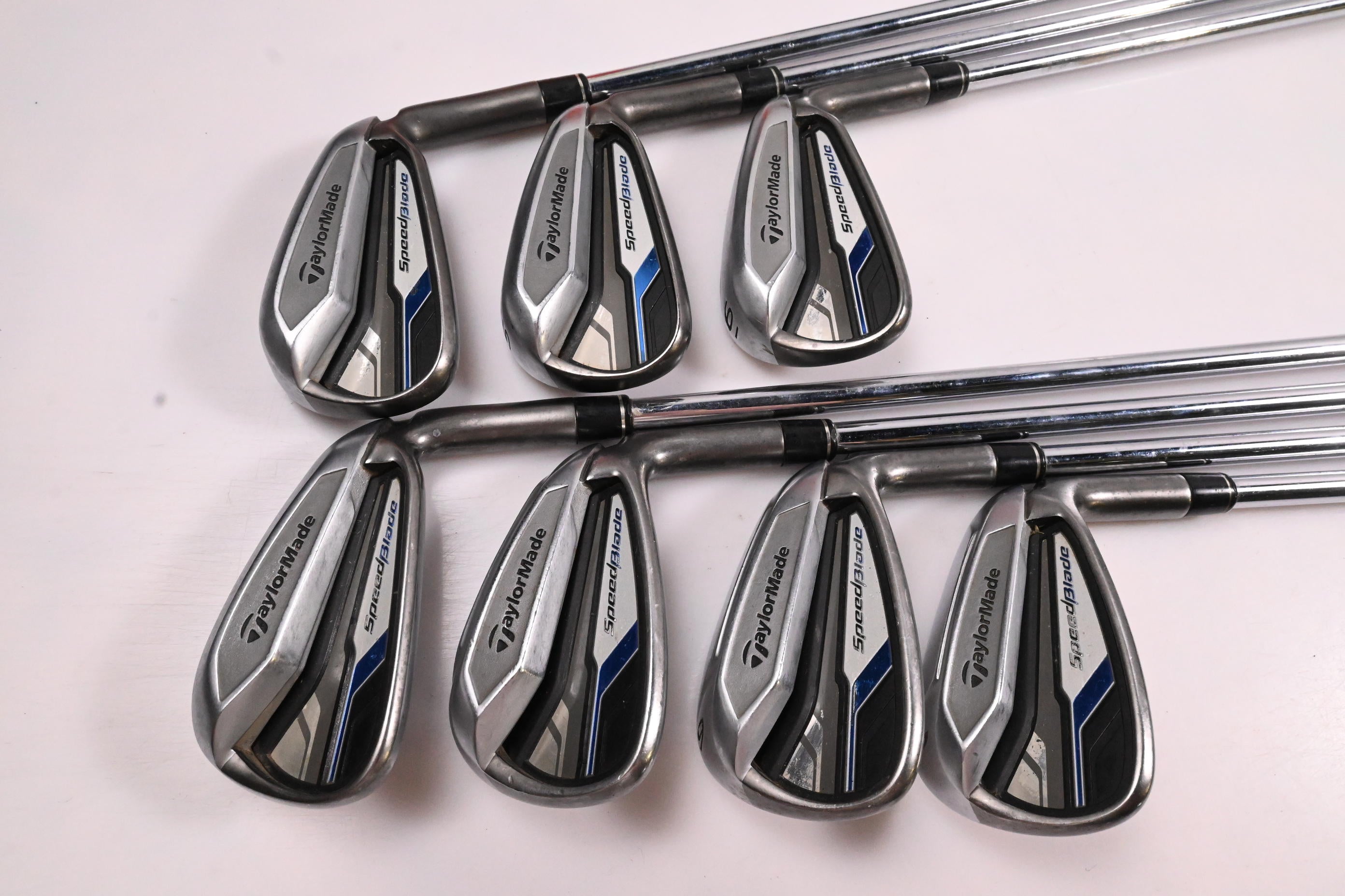 Taylormade Speedblade Irons / 4-PW / Regular Flex Speedblade Shafts