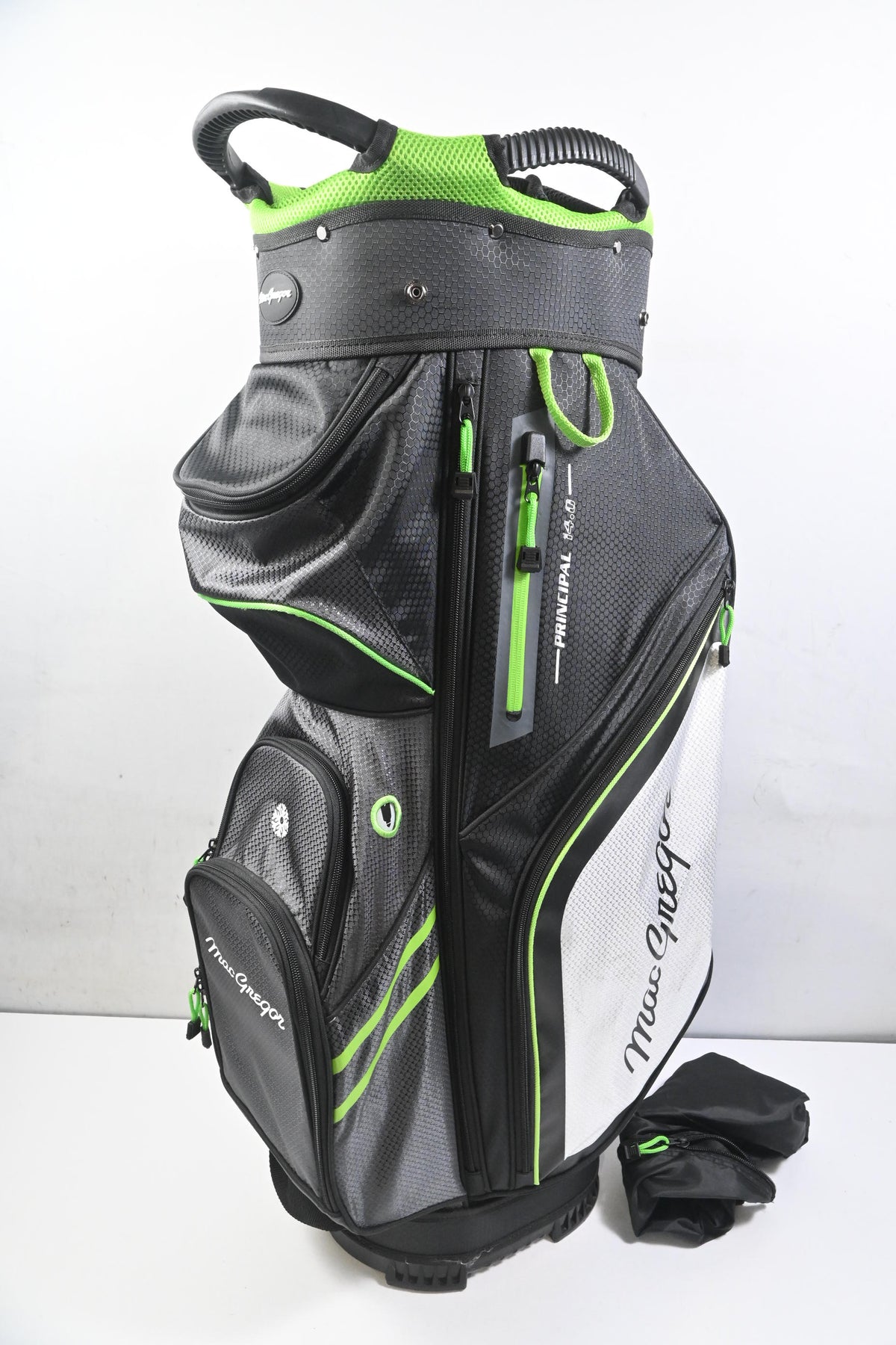 MacGregor Principal 14.0 Stand Bag / 14-Way Divider / Black, White & Green
