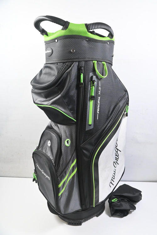 MacGregor Principal 14.0 Stand Bag / 14-Way Divider / Black, White & Green