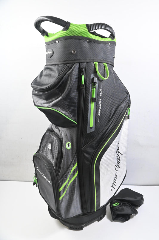 MacGregor Principal 14.0 Stand Bag / 14-Way Divider / Black, White & Green