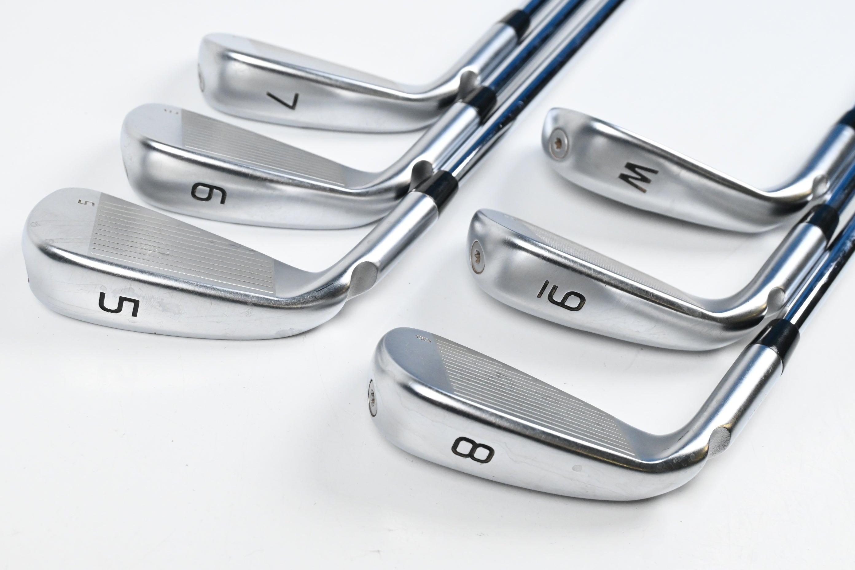 Ping G430 Irons / 5-PW / Red Dot / Regular Flex Ping AWT 2.0 Shafts