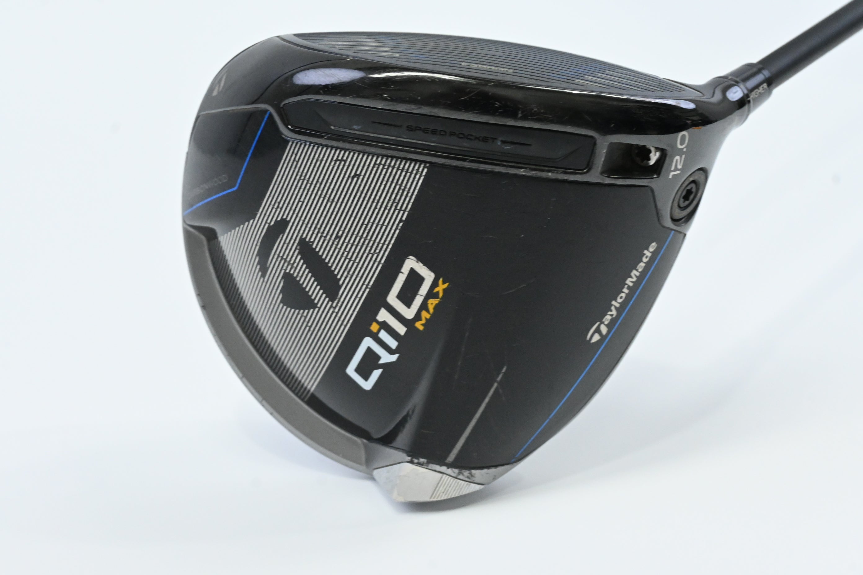 Taylormade Qi10 Max Driver / 12 Degree / Stiff Flex Kai'li Dark Waves Blue CB 60
