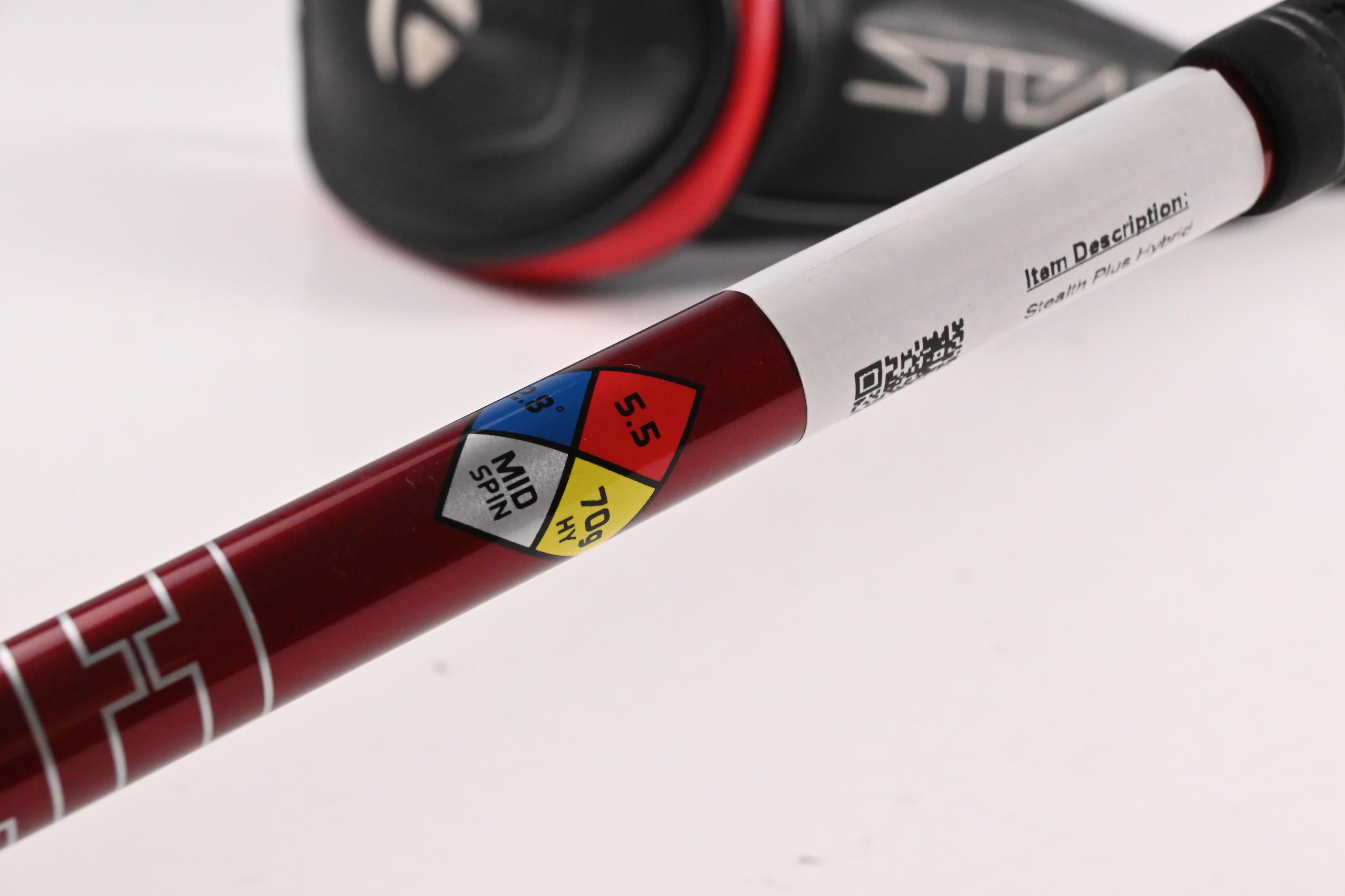Taylormade Stealth Plus #3 Hybrid / 19.5 Degree / Regular Flex HZRDUS Smoke Red
