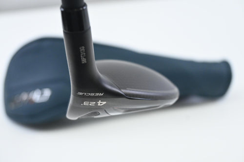 Taylormade Qi4D Max #4 Hybrid / 23 Degree / Regular Flex KBS Reax 50 Shaft