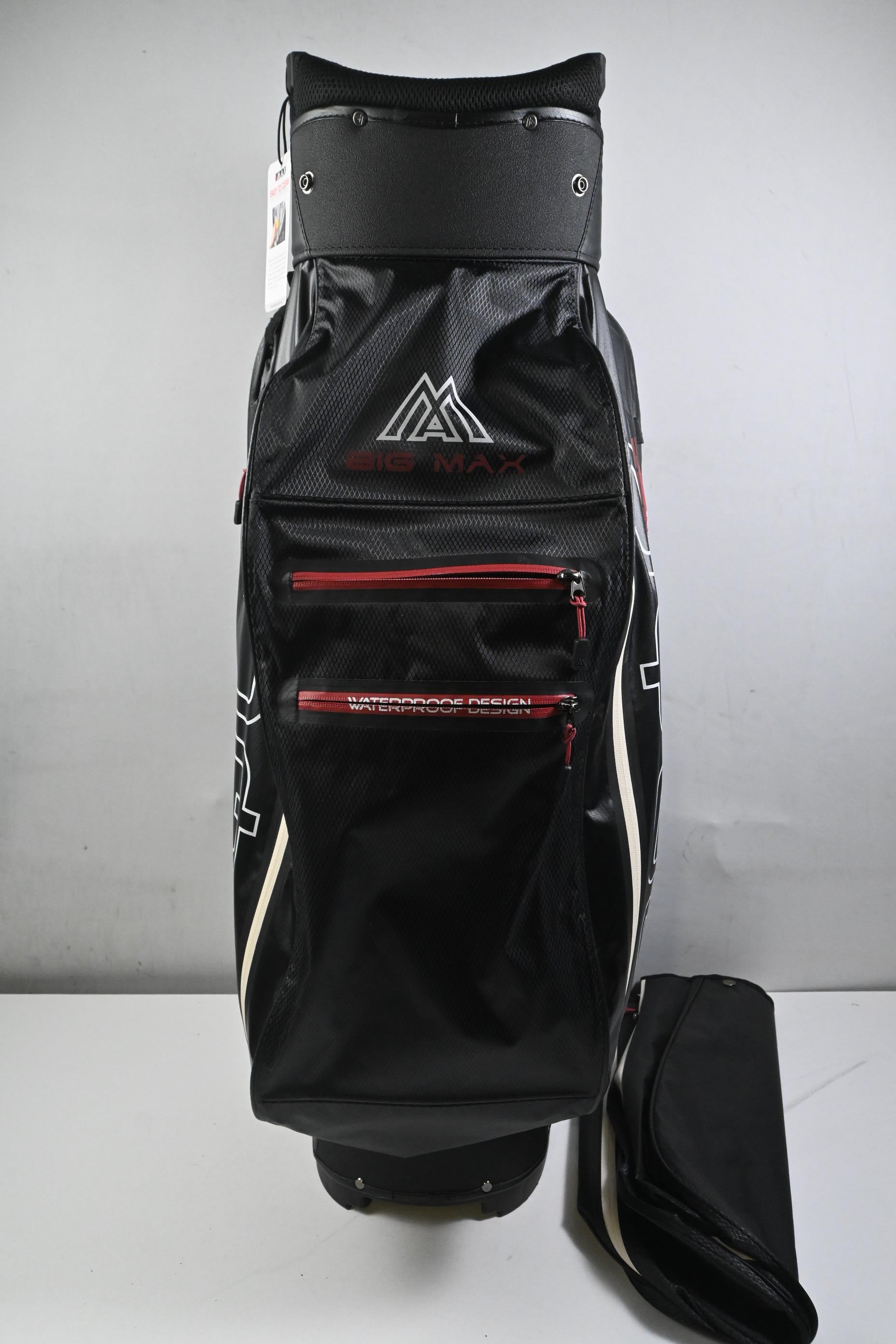 Big Max 360 Aqua Cart Bag / 15-Way Divider / Black & White