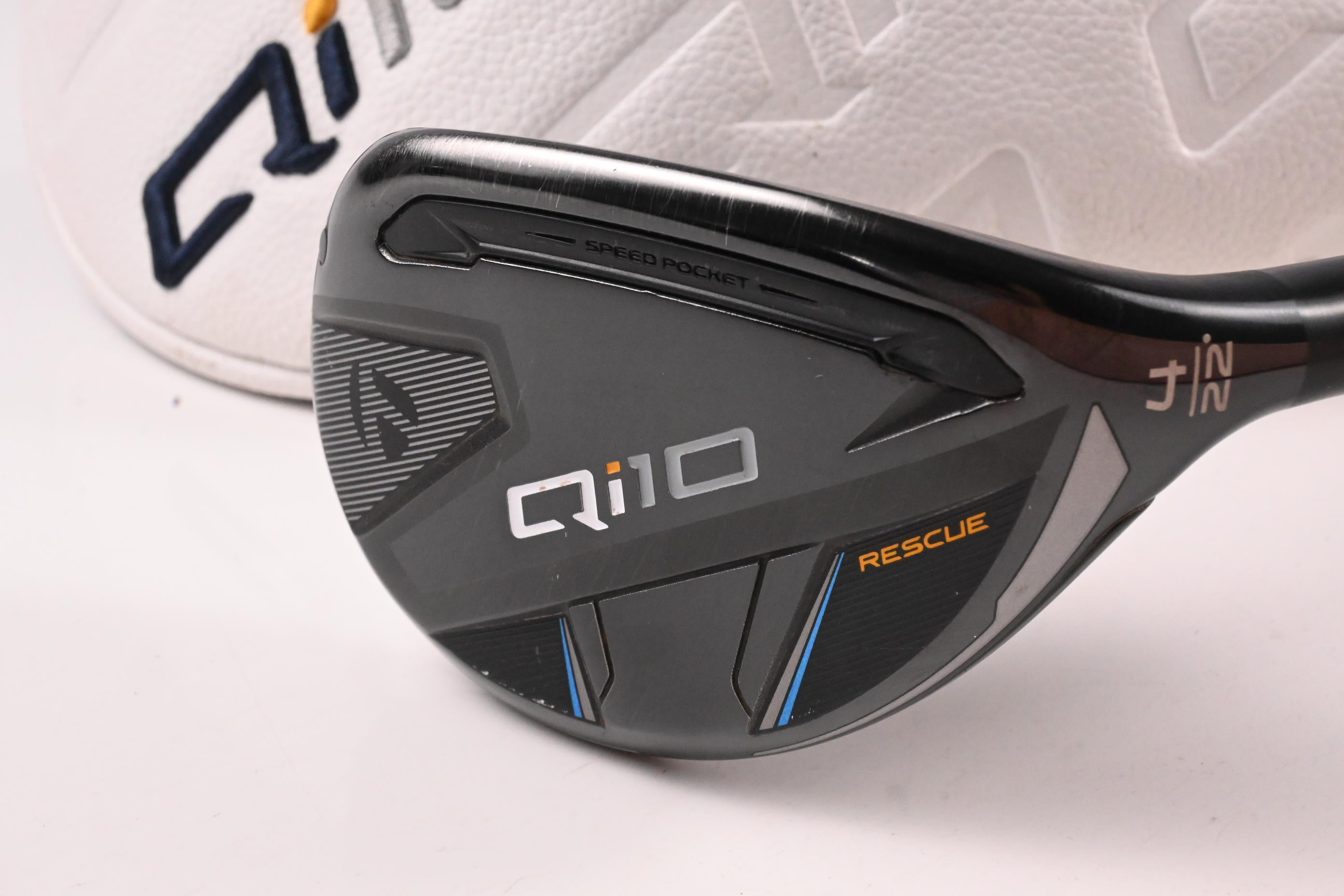 Taylormade Qi10 #4 Hybrid / 22 Degree / Regular Flex Ventus TR Blue 6 Shaft