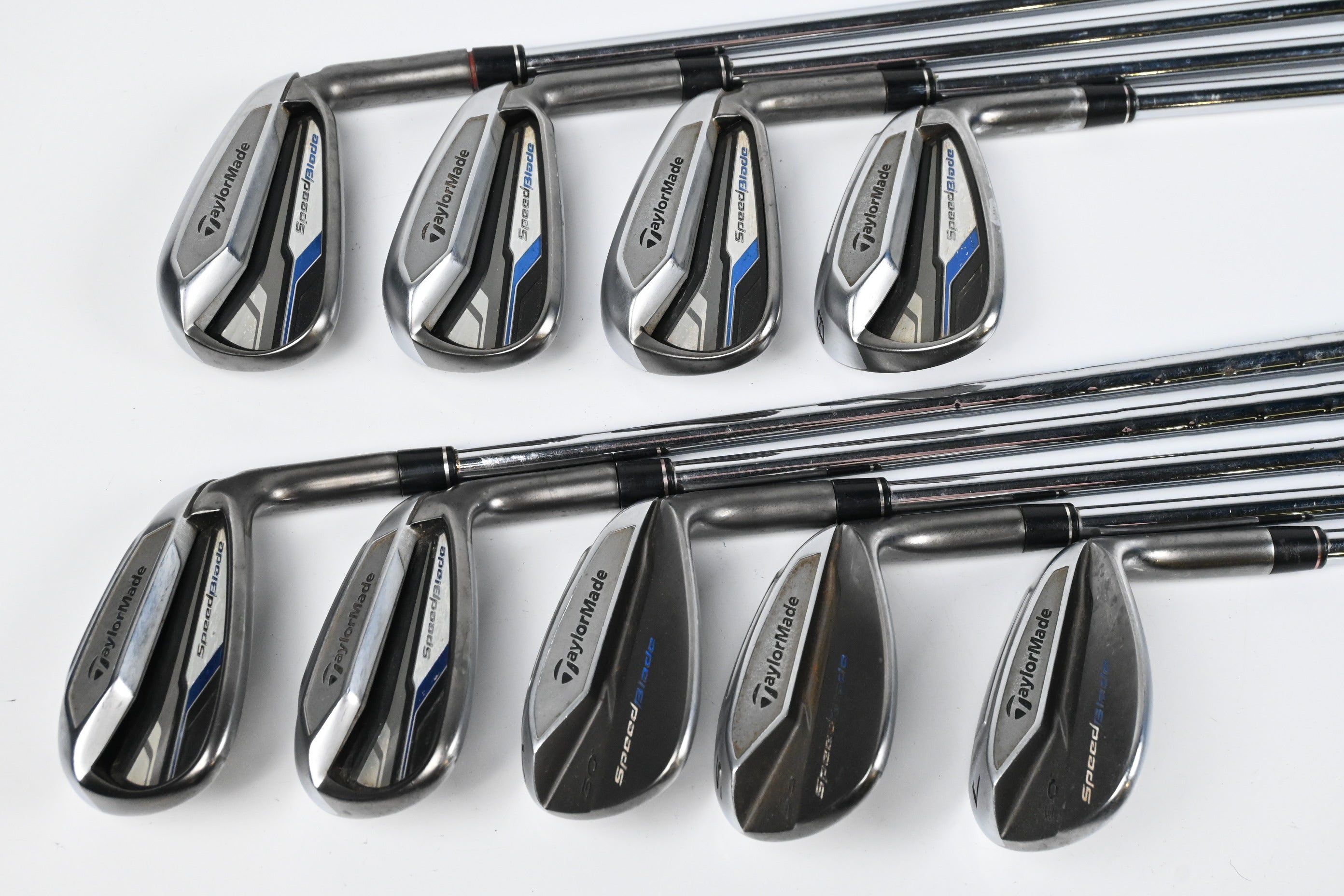Taylormade Speedblade Irons / 5-PW+GW+SW / Stiff Flex Speedblade 85 Shafts