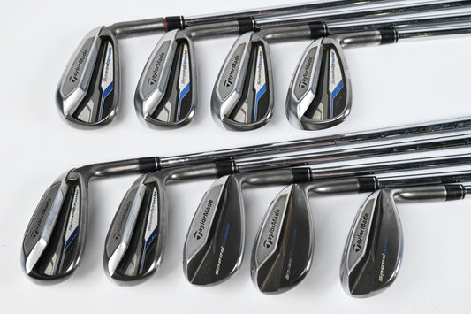 Taylormade Speedblade Irons / 5-PW+GW+SW / Stiff Flex Speedblade 85 Shafts