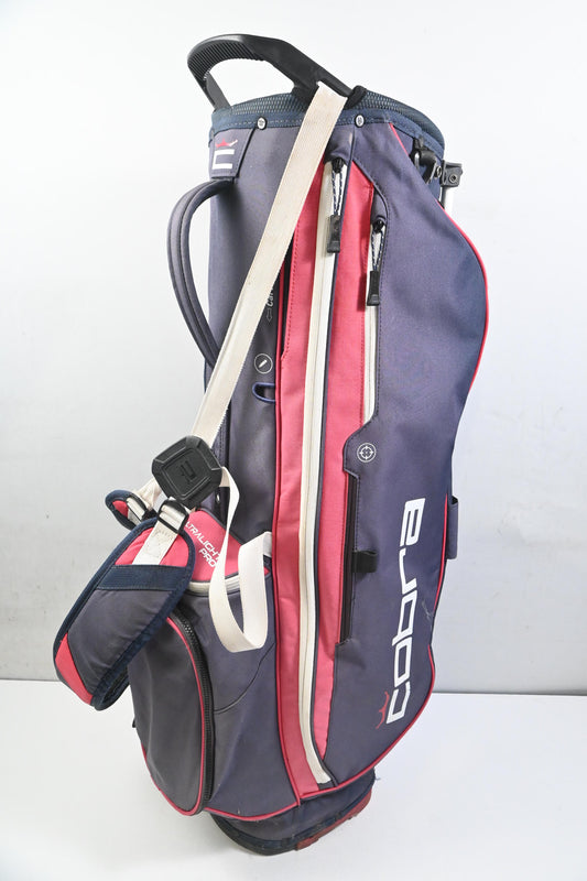 Cobra Ultralight Pro Stand Bag / 4-Way Divider / Navy, Red