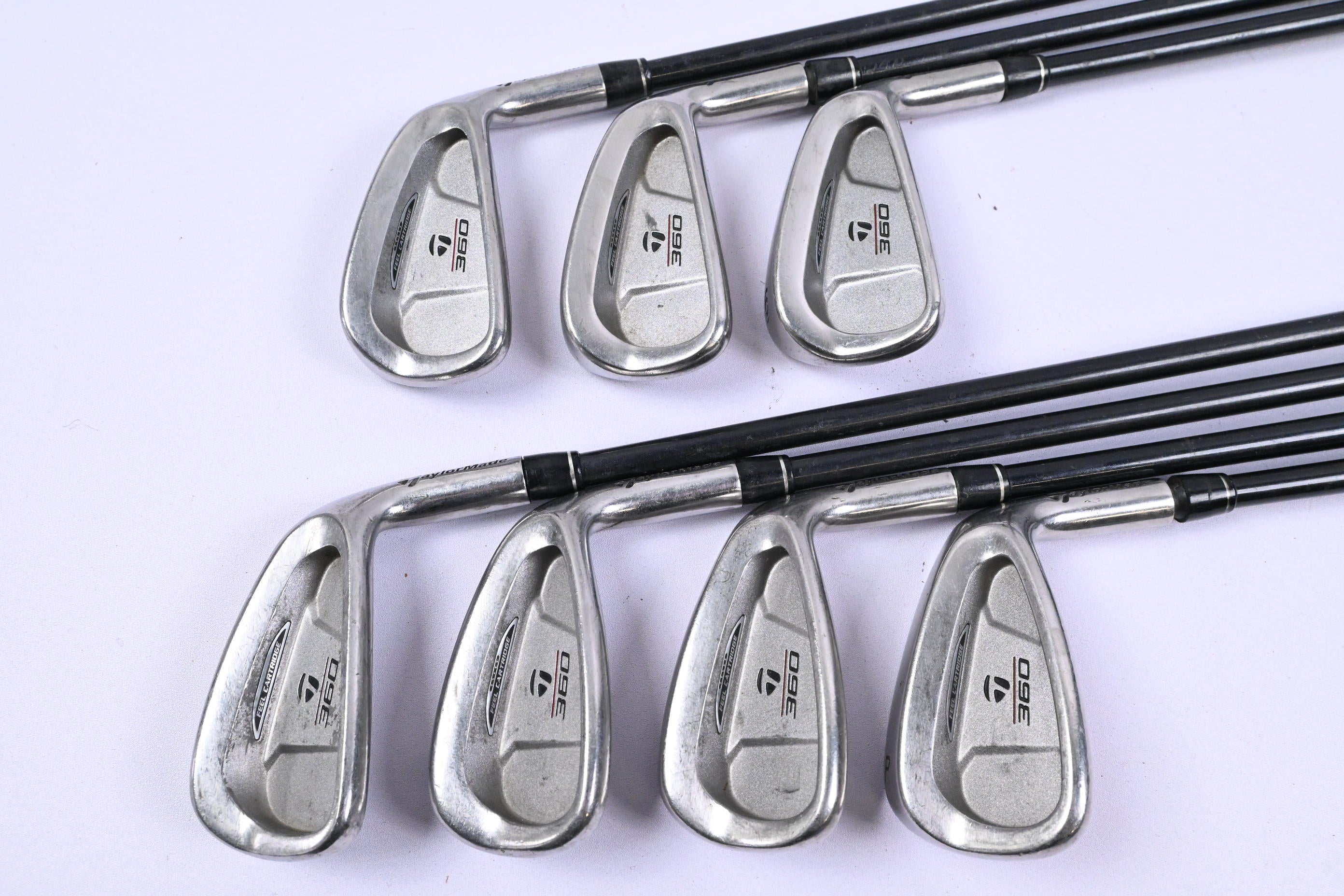 Taylormade 360 Series Irons / 4-PW / Senior Flex Taylormade 90 Shafts