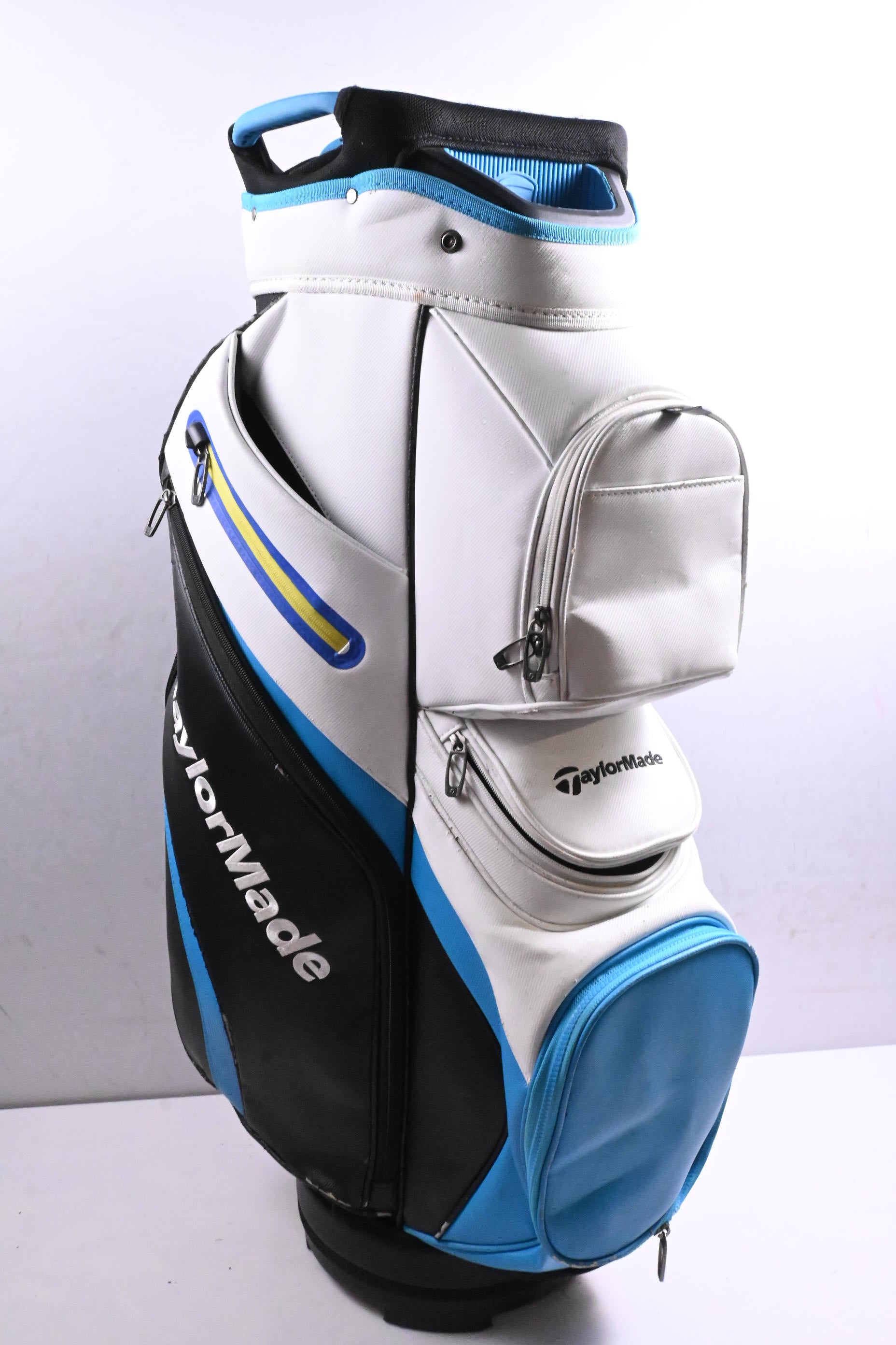 Taylormade Cart Bag / 14-Way Divider / Black, White, Blue
