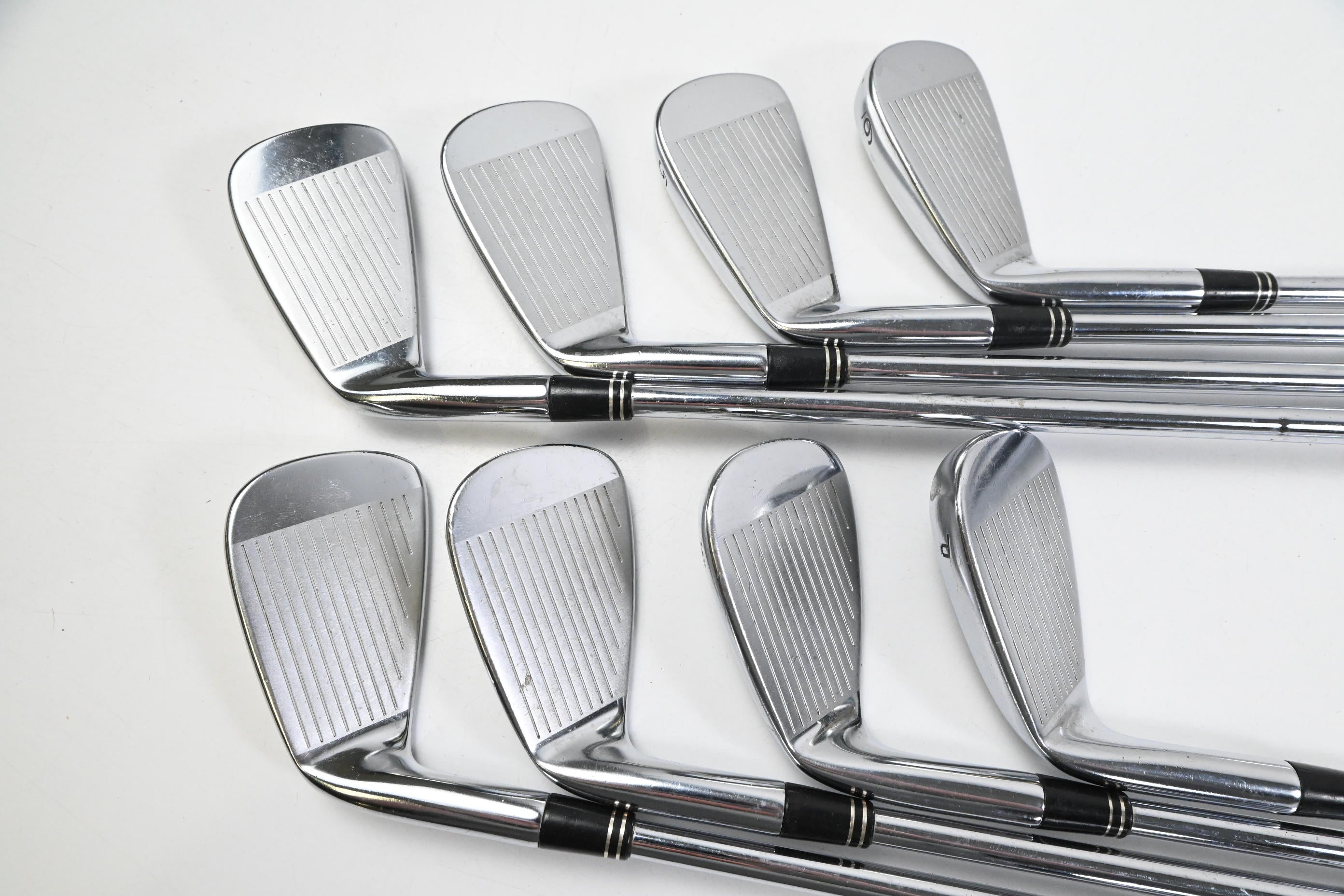 Taylormade R9 Irons / 3-PW / Stiff Flex KBS Tour Shafts