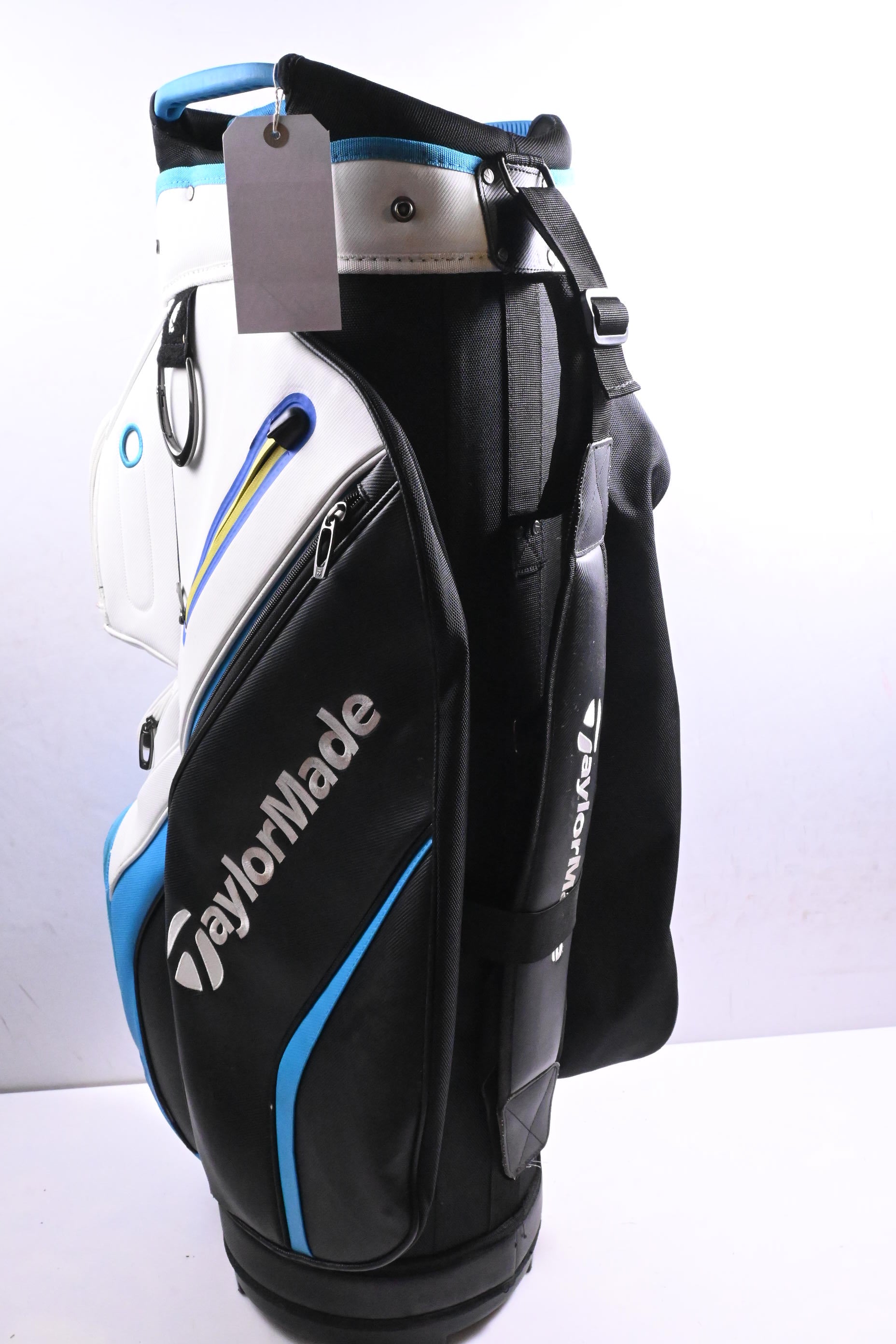 Taylormade Cart Bag / 14-Way Divider / Black, White, Blue