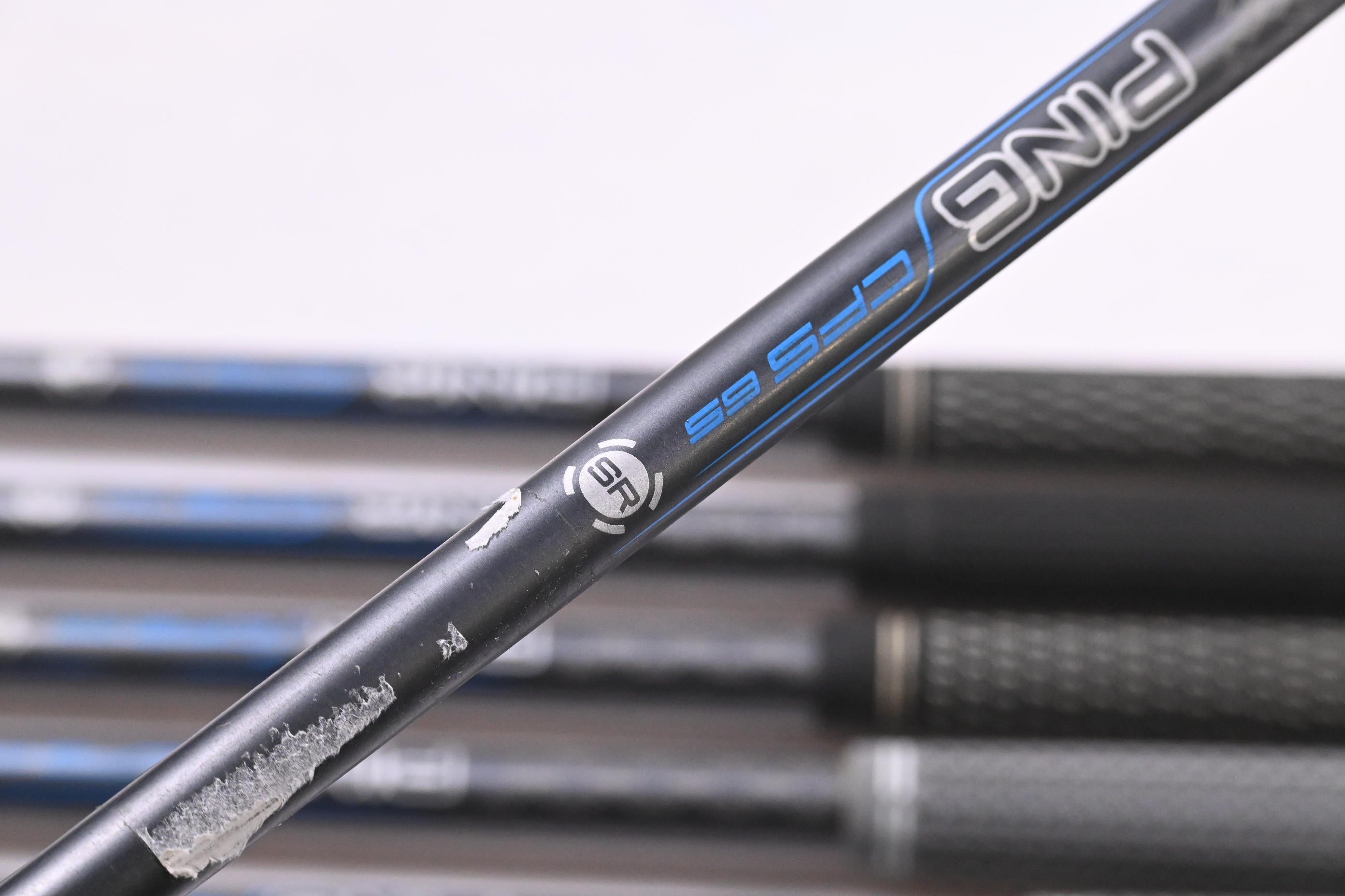 Ping GMax Irons / 5-PW+UW+SW / Yellow Dot / Senior Flex Ping CFS 65 Shafts