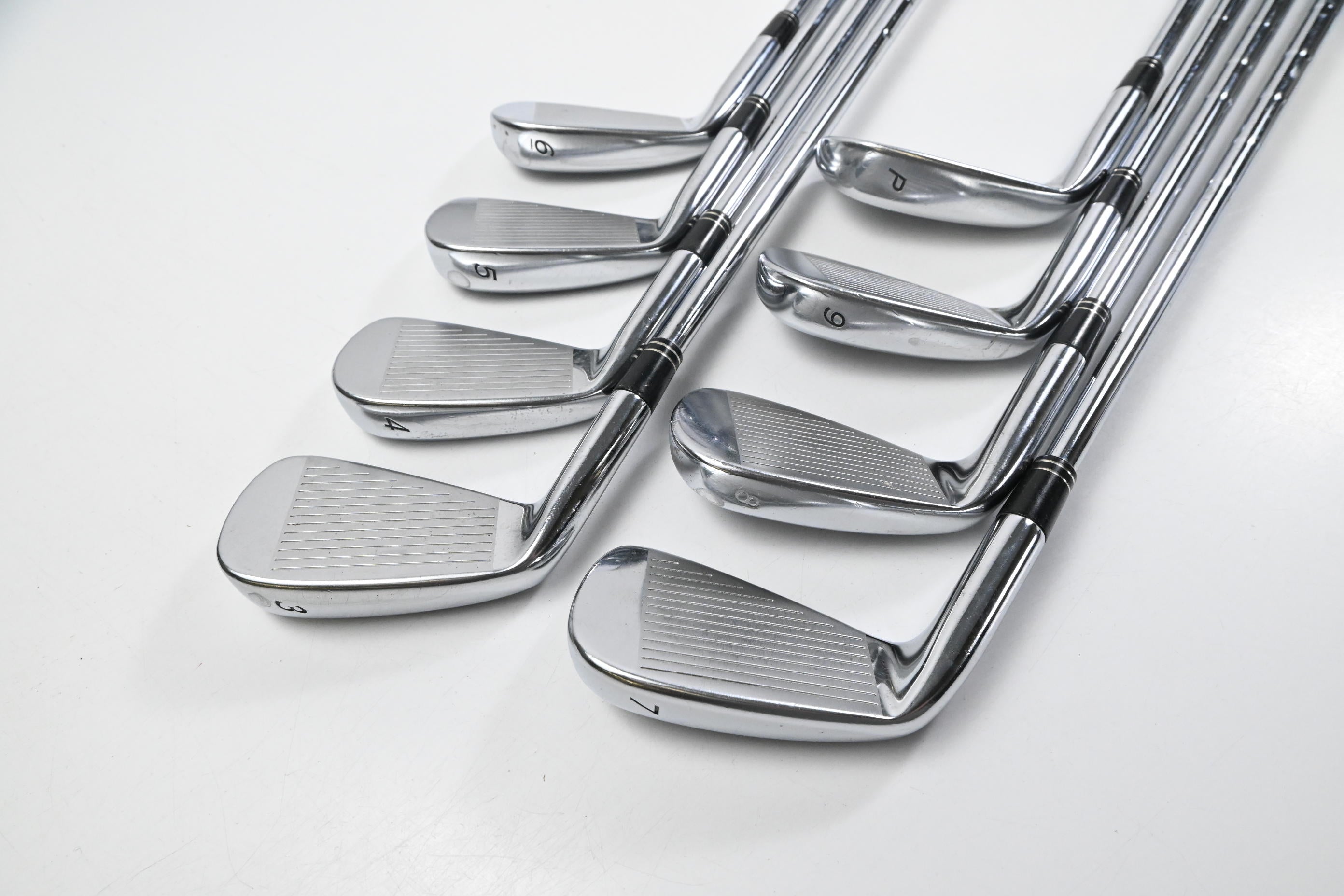 Taylormade R9 Irons / 3-PW / Stiff Flex KBS Tour Shafts
