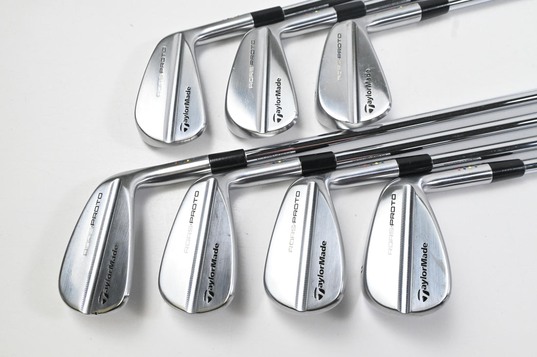 Taylormade RORS.PROTO Irons / 4-PW / Stiff Flex Project X Precision Rifle Shafts