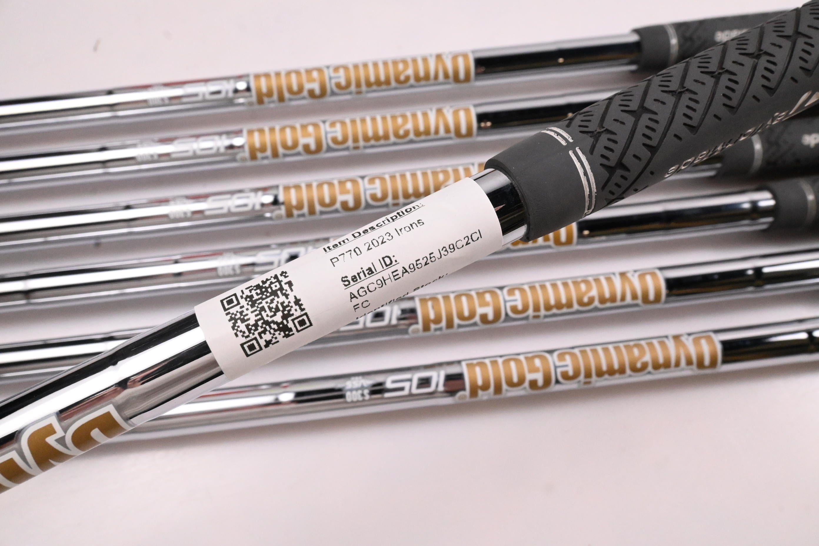 Taylormade P770 2023 Irons / 4-PW / Stiff Flex Dynamic Gold 105 S300 Shafts