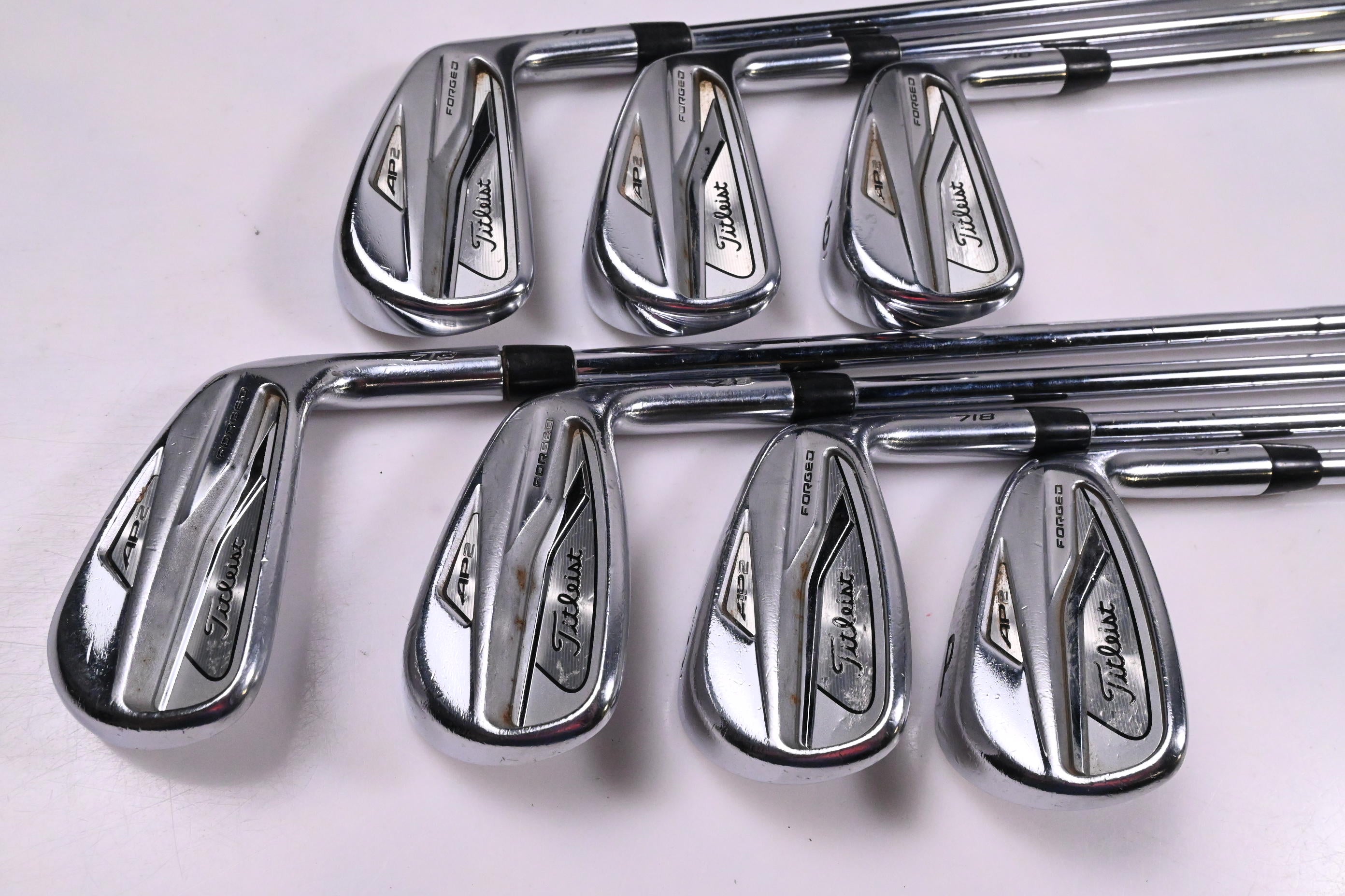 Titleist 718 AP2 Irons / 4-PW / Stiff Flex AMT Black S300 Shafts